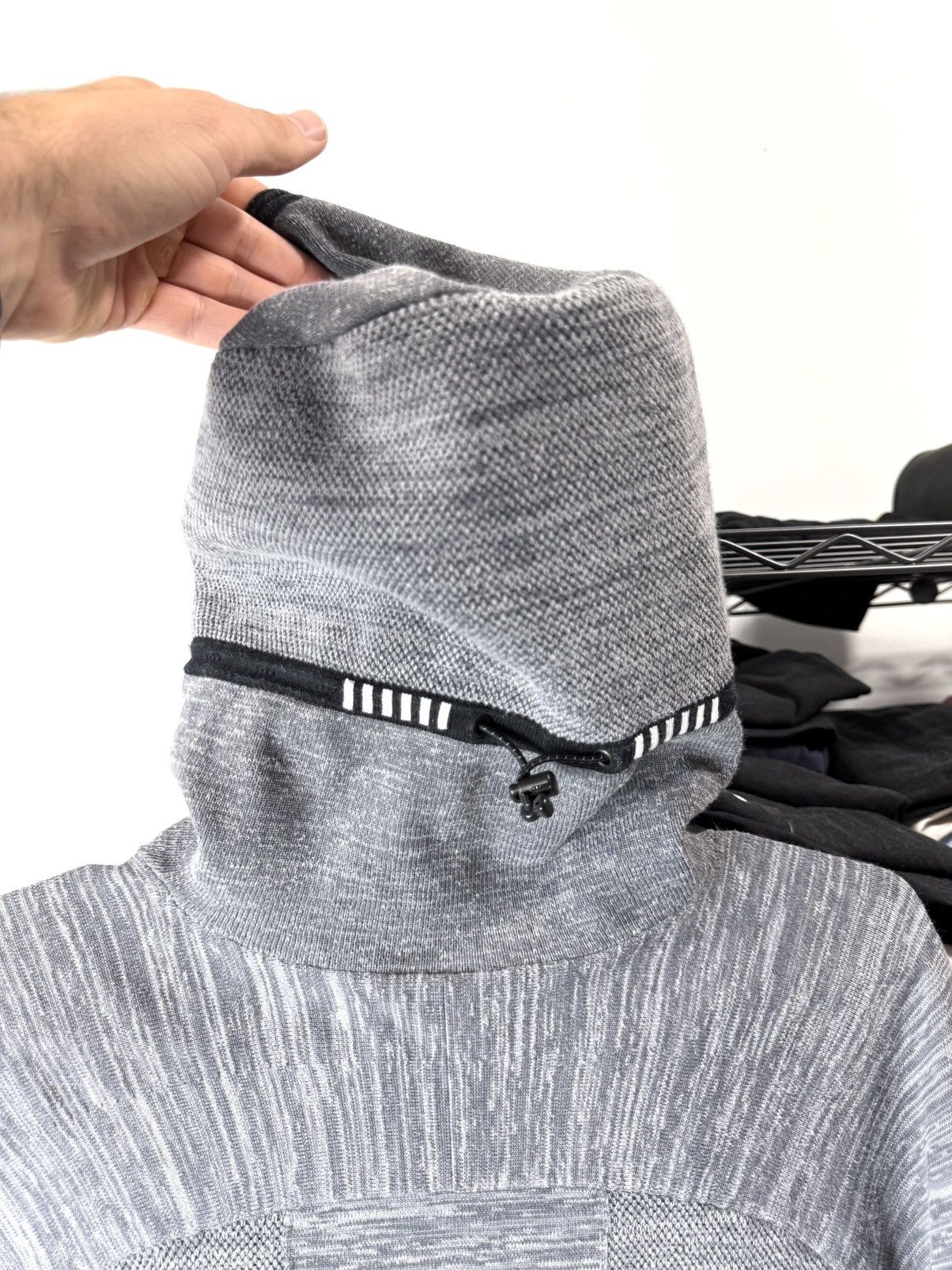 Nike Vintage Nike Tech Fleece Knitted Knit Hoodie Roger Federer Size US L / EU 52-54 / 3 - 10 Thumbnail