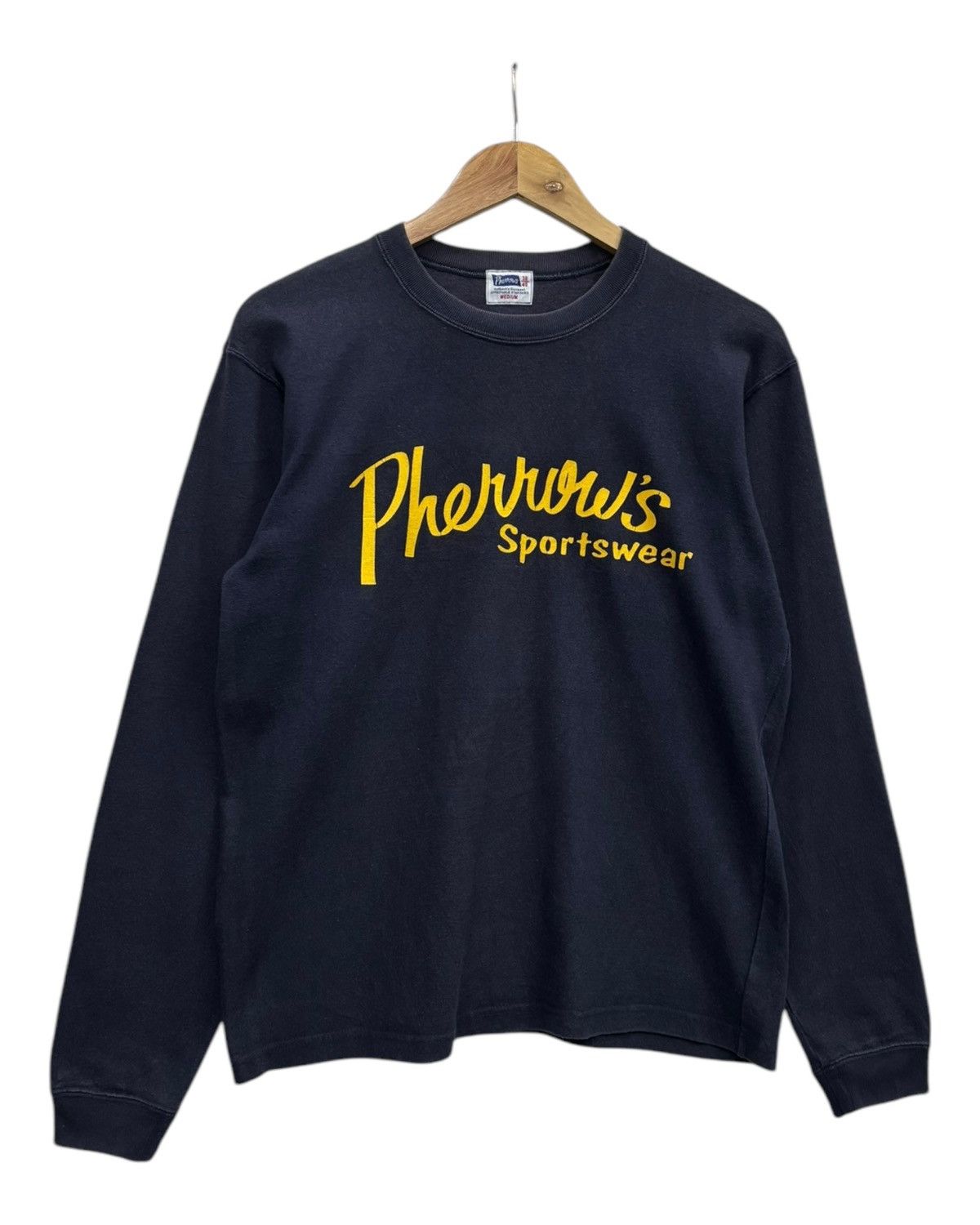 Pherrow's GRAIL🔥90s Pherrows Made In Japan Crewneck Long Sleeve Shirt Size US M / EU 48-50 / 2 - 2 Thumbnail