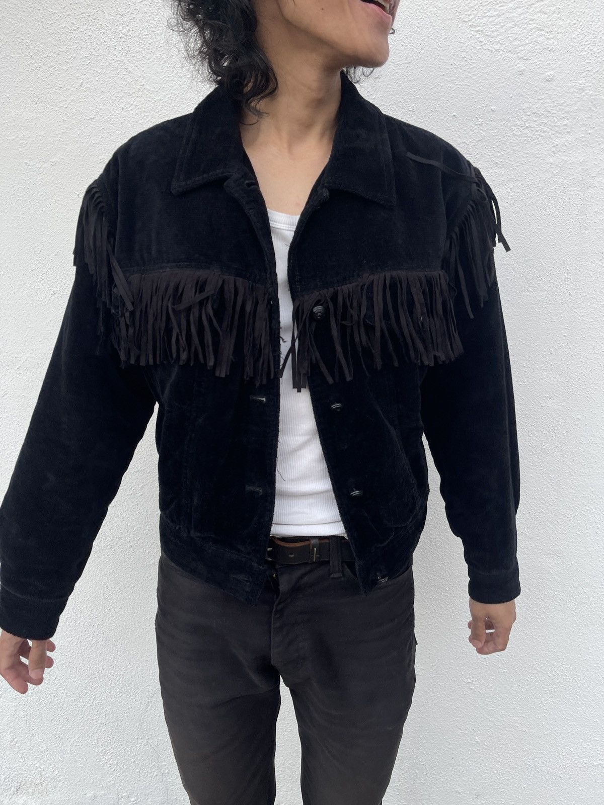 Moschino 1990s Vintage Moschino Western Cowboy Jacket Size US L / EU 52-54 / 3 - 1 Thumbnail