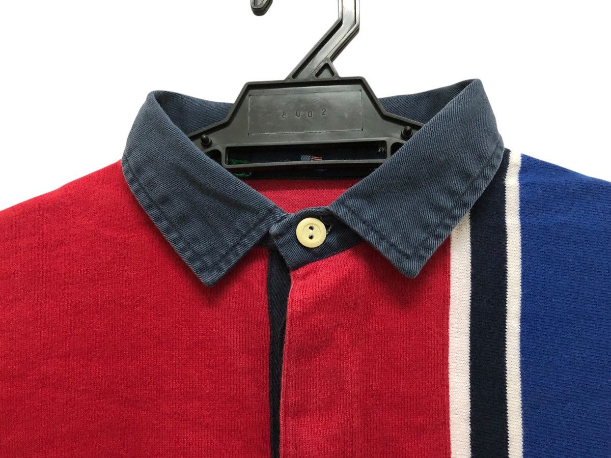 Polo Ralph Lauren 90s 🔥 POLO SPORT VERTICAL STRIPE POLO RUGBY LONGSLEEVE RARE Size US M / EU 48-50 / 2 - 5 Thumbnail