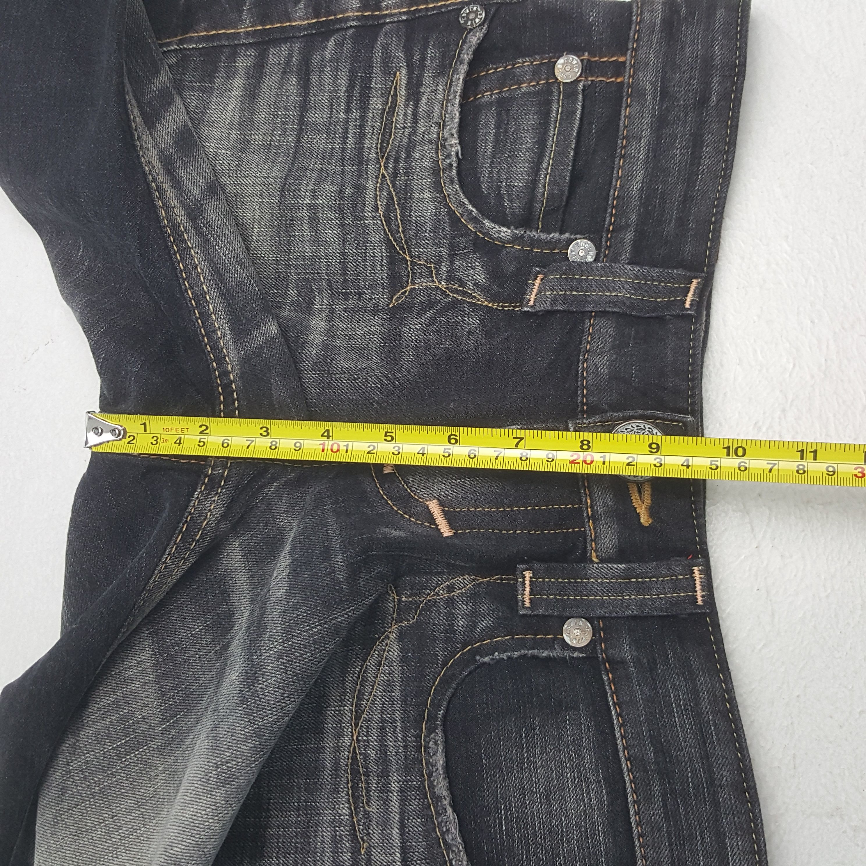 Edwin Vintage Edwin Japanese Black Denim Jeans Size 28" / US 6 / IT 42 - 8 Thumbnail
