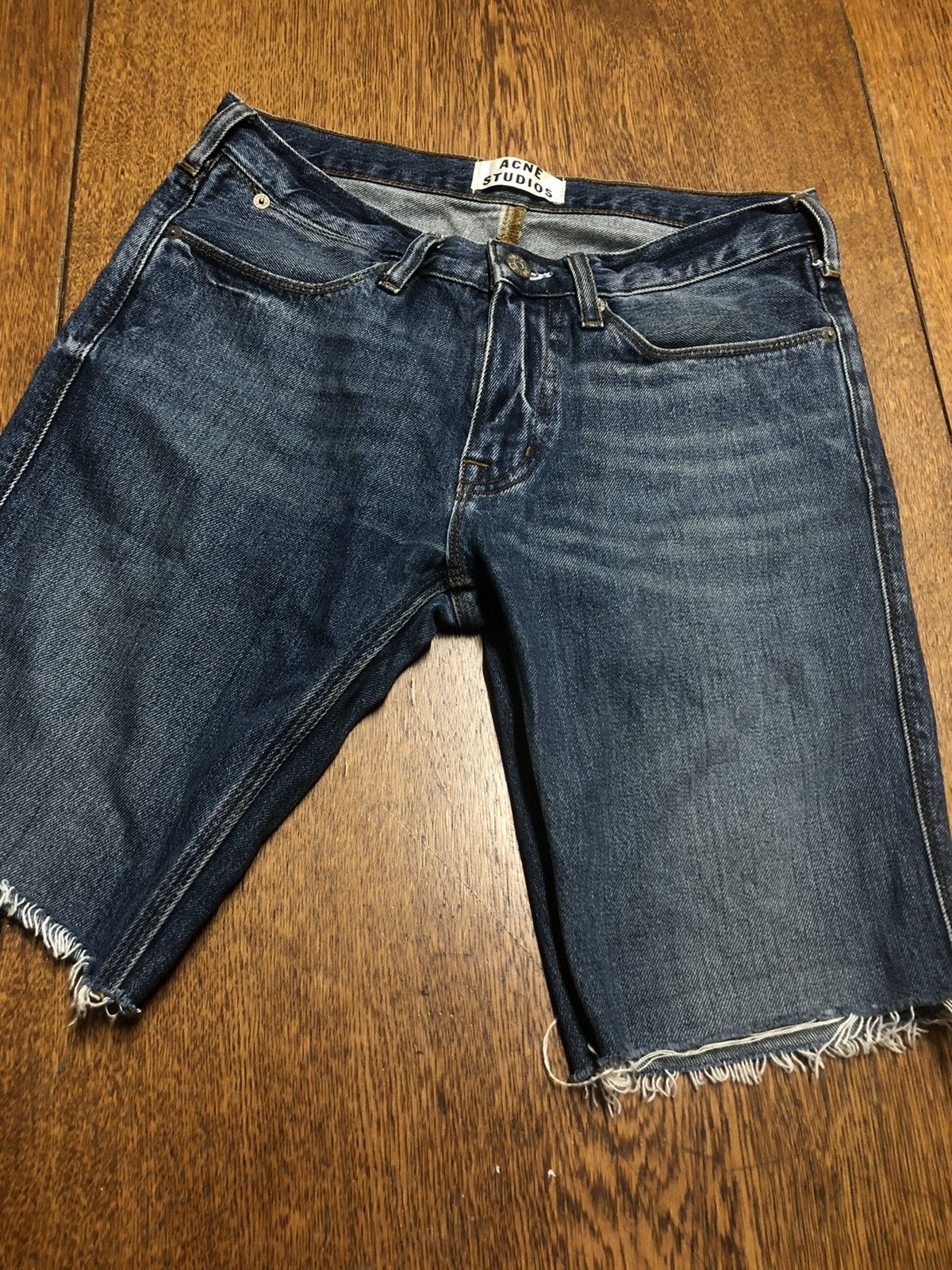 Acne Studios × Vintage Acne studios denim shorts Y2K Size US 29 - 1 Thumbnail