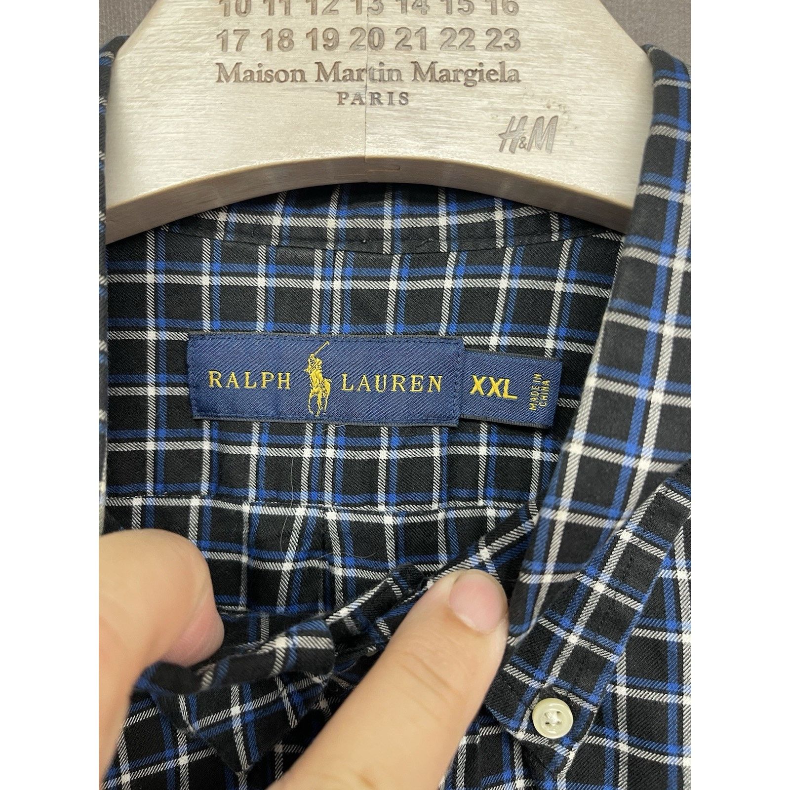 Lauren Ralph Lauren RALPH LAUREN XXL Classic Fit Blue Plaid Button Up Shirt Size US XXL / EU 58 / 5 - 4 Thumbnail
