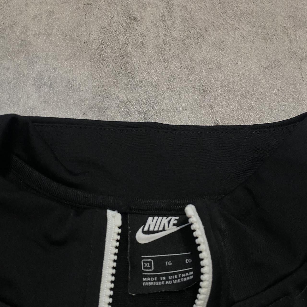 Nike Black Nike track jacket with white piping details Size US XL / EU 56 / 4 - 3 Thumbnail