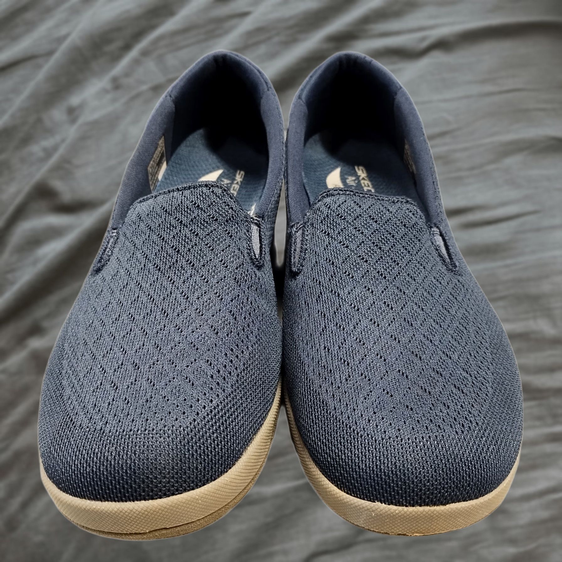 SKECHERS Skechers Air-Cooled Arch Fit Reggae Cup Sneakers Womens US 8 Blue Slip On 158488 - Size Womens:8, Blue, Slip On, Skechers GOwalk, 158488 Size US 8 / IT 38 - 1 Thumbnail