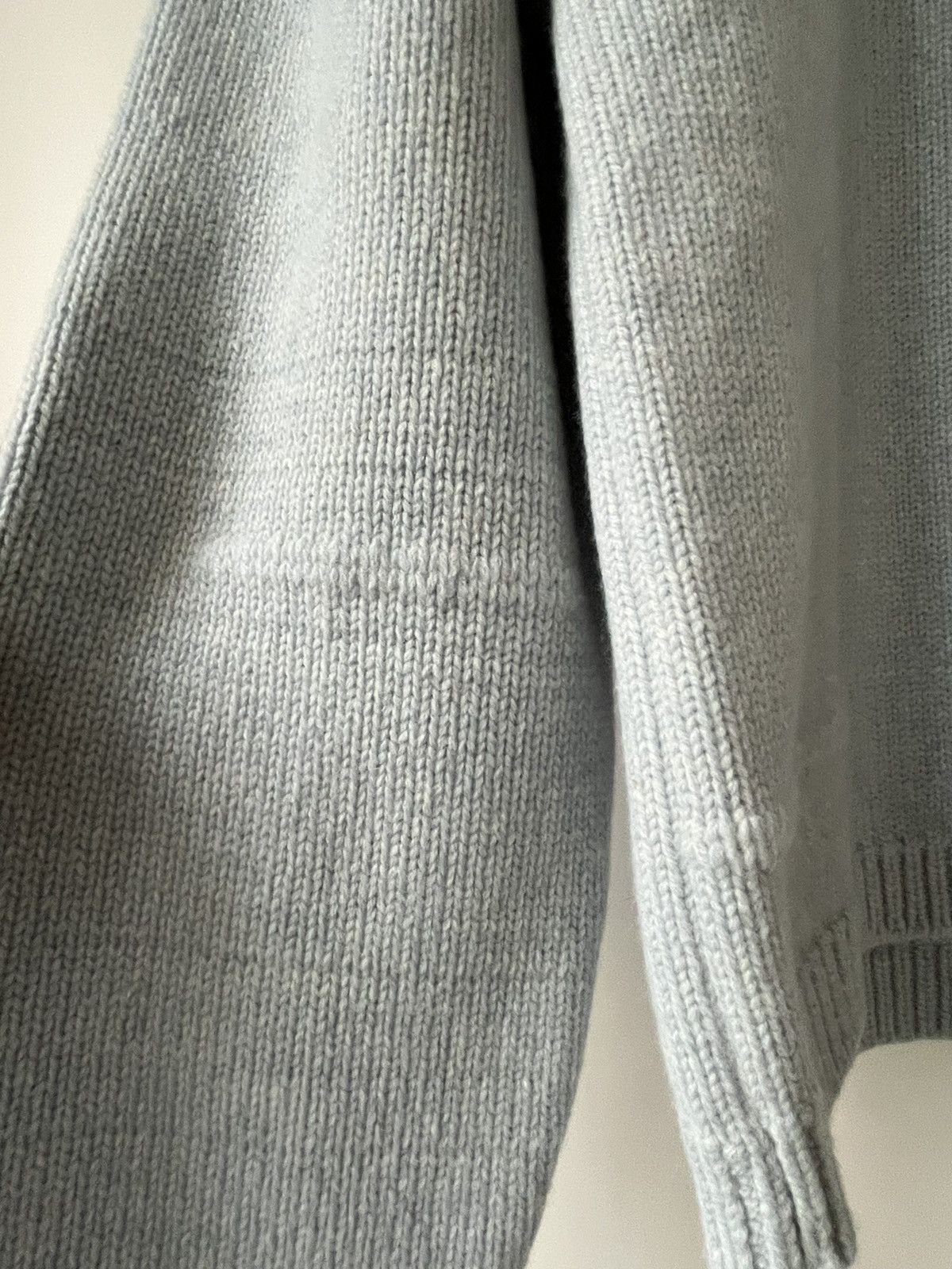 Raf Simons BNWT Raf Simons baby blue oversize faulty stitch sweater Size US S / EU 44-46 / 1 - 6 Thumbnail