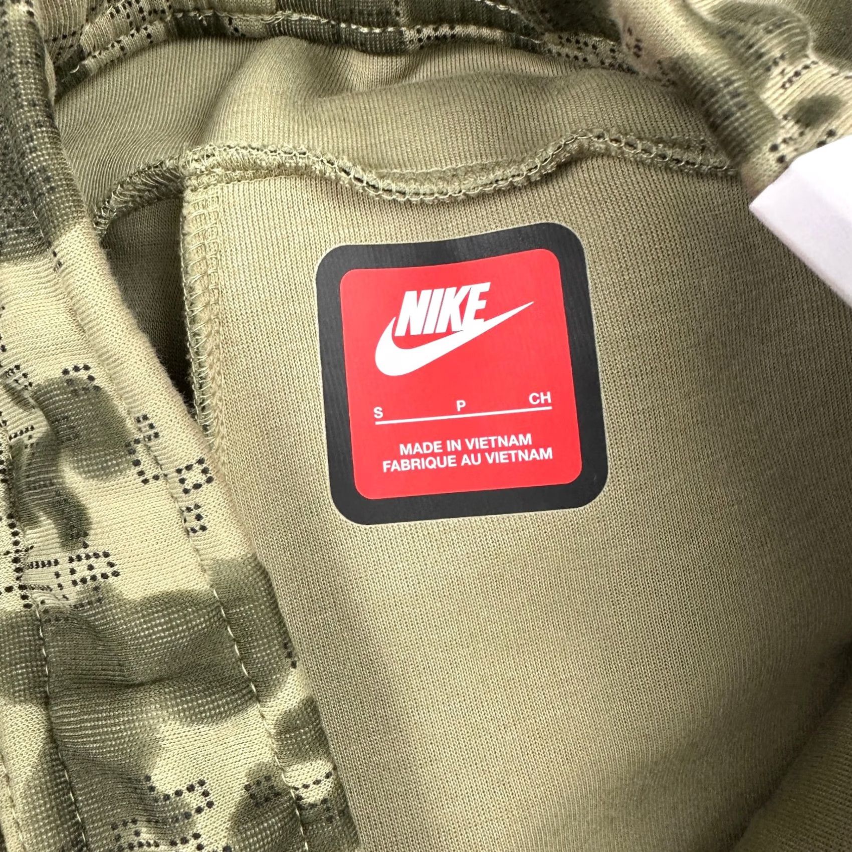 Nike Nike Tech Fleece Pants Men Small Green Camo Drawstring Tapered Jogger S Size US 29 - 4 Thumbnail