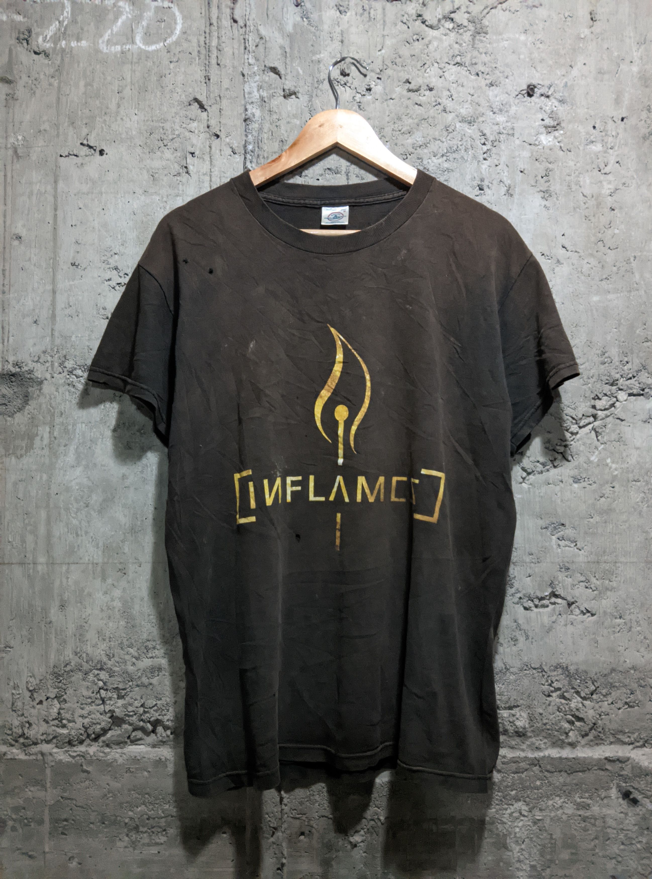 Vintage Vintage 2001 thrashed in flames death metal distressed erd Size US M / EU 48-50 / 2 - 1 Thumbnail