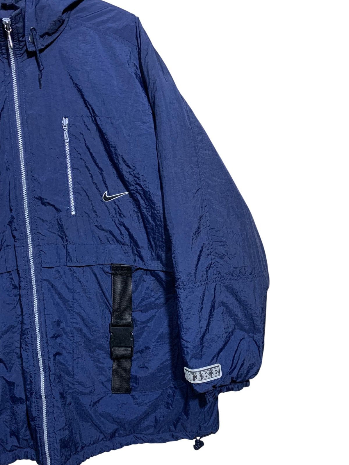 Nike 🔥VTG 90S NIKE AIR PARACHUTE JACKETS NAVY Size US L / EU 52-54 / 3 - 7 Thumbnail