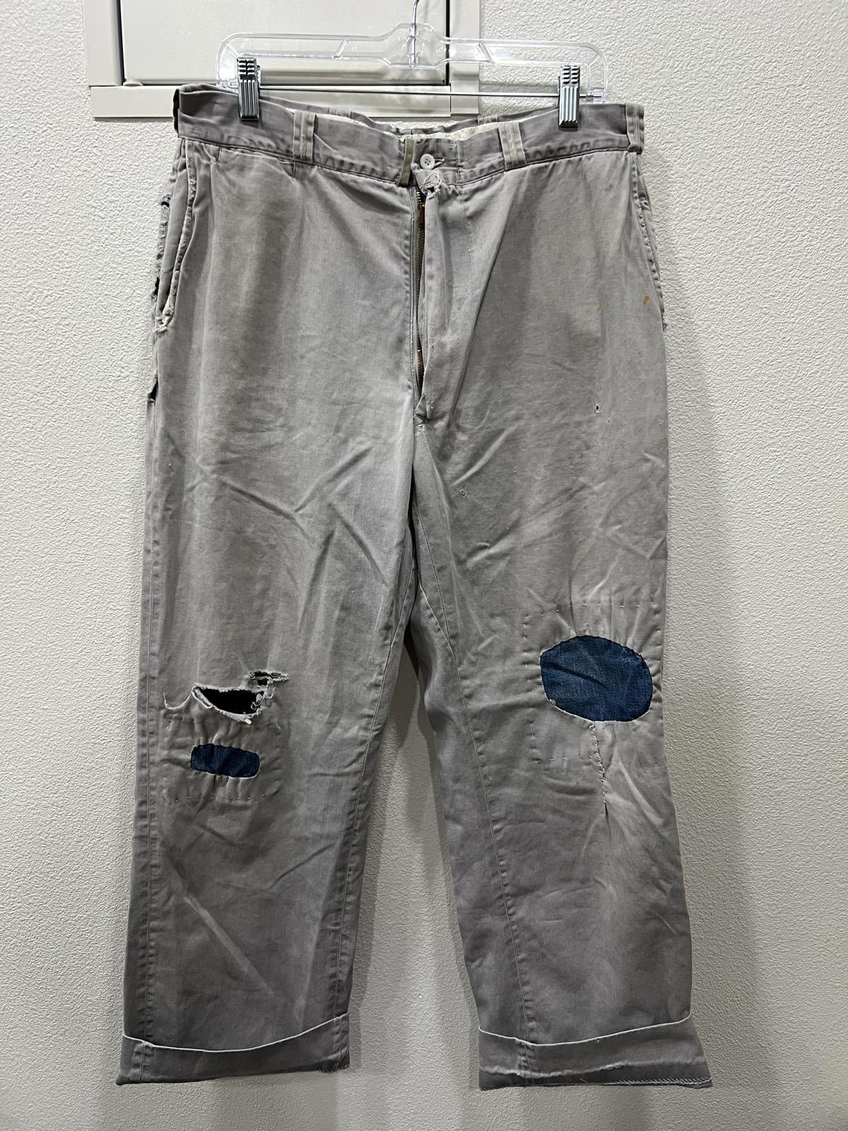 Other 50s/60s Pennys Sanforized Grey Chinos Size US 34 / EU 50 - 1 Thumbnail