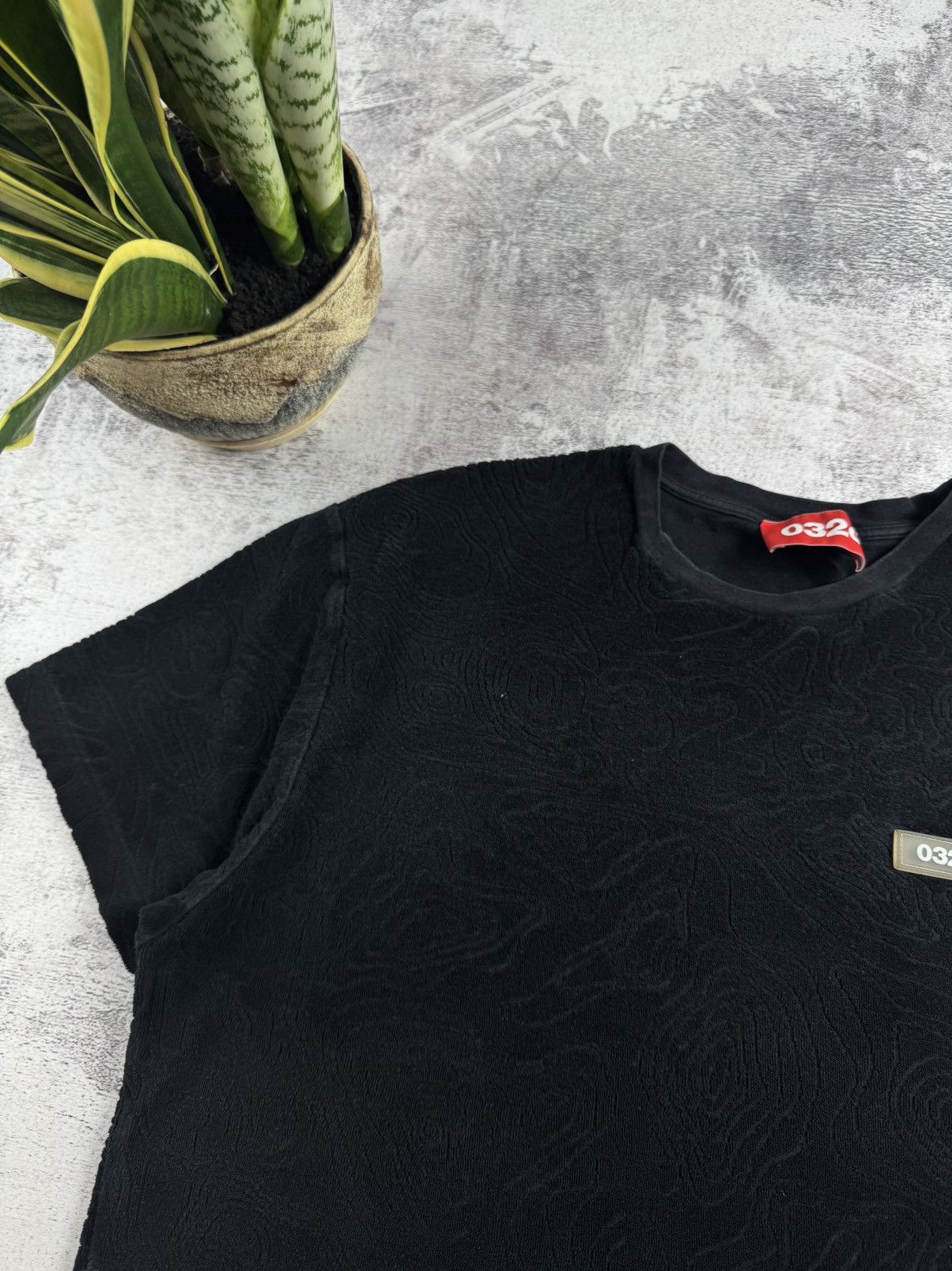 032c 032c Monogram Logo Men’s Large Black Hip Hop Rap Cotton T Shirt Tee Jersey Size US L / EU 52-54 / 3 - 8 Thumbnail