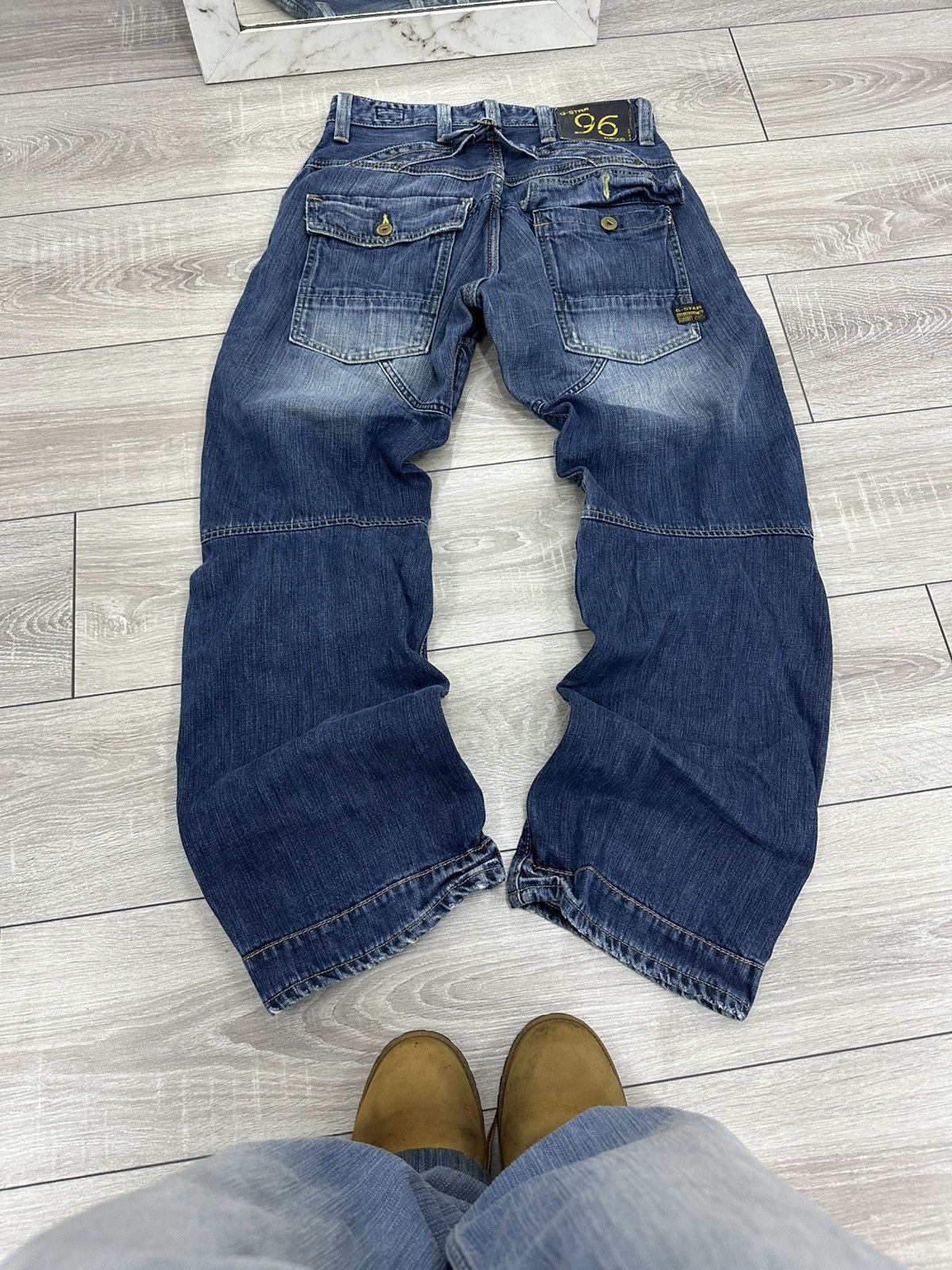 G-Star G-Star Raw 96 Vintage Y2K Jeans Distressed Baggy Size US 32 / EU 48 - 1 Thumbnail
