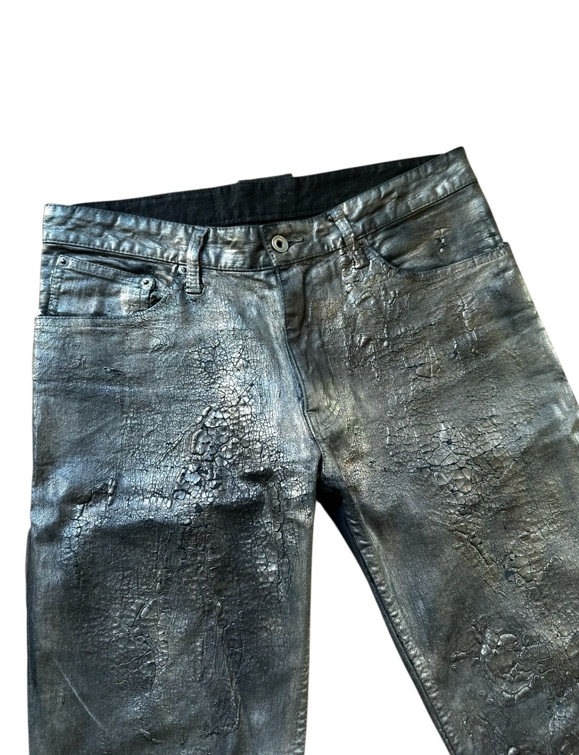 Le Grande Bleu (L.G.B.) Le Grand Bleu Crocodrile Denim Size US 31 - 4 Thumbnail
