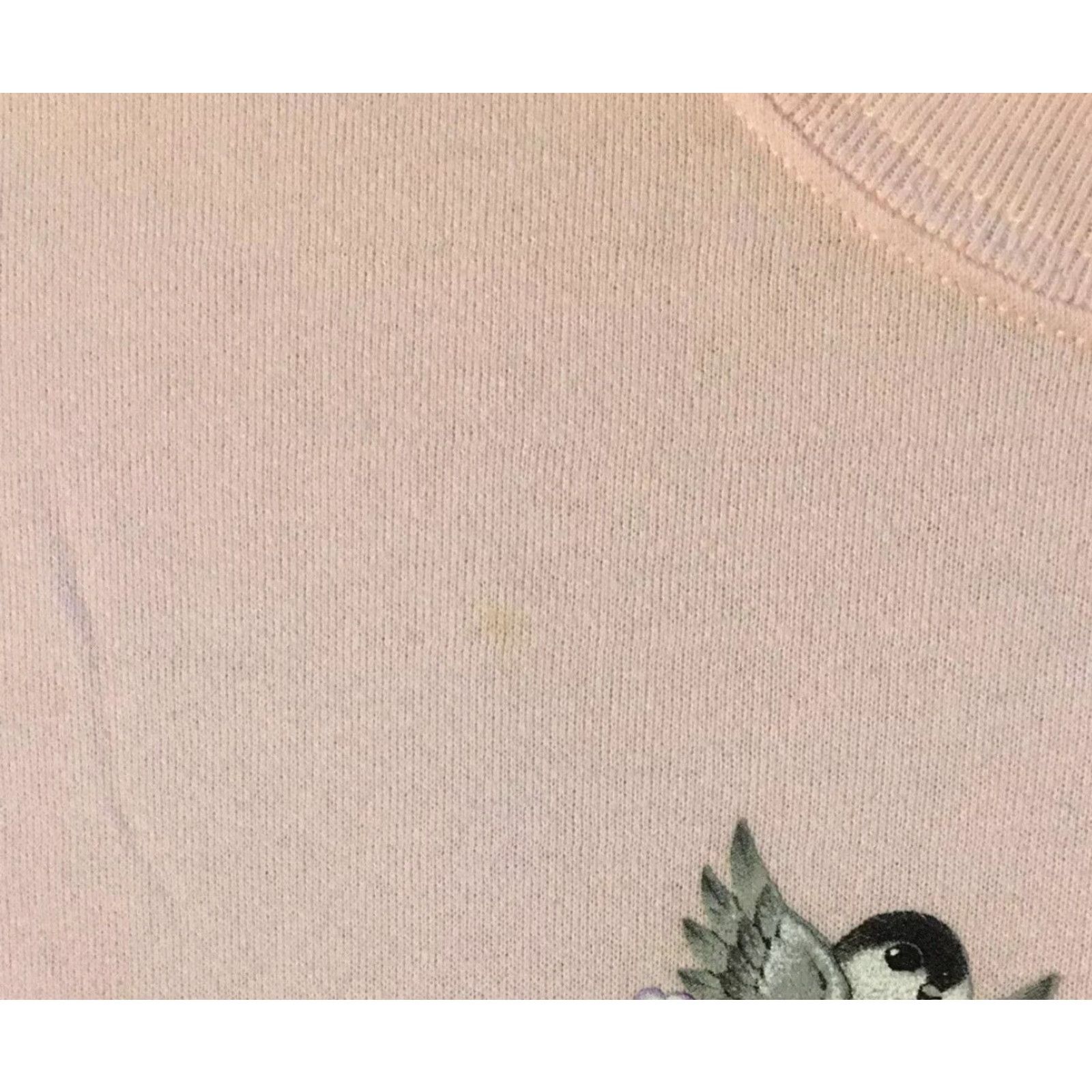 Vintage Vtg 90s Bird Flower Art Faded Sweatshirt M USA Animal Nature Beach Grunge 80s Size US M / EU 48-50 / 2 - 7 Thumbnail
