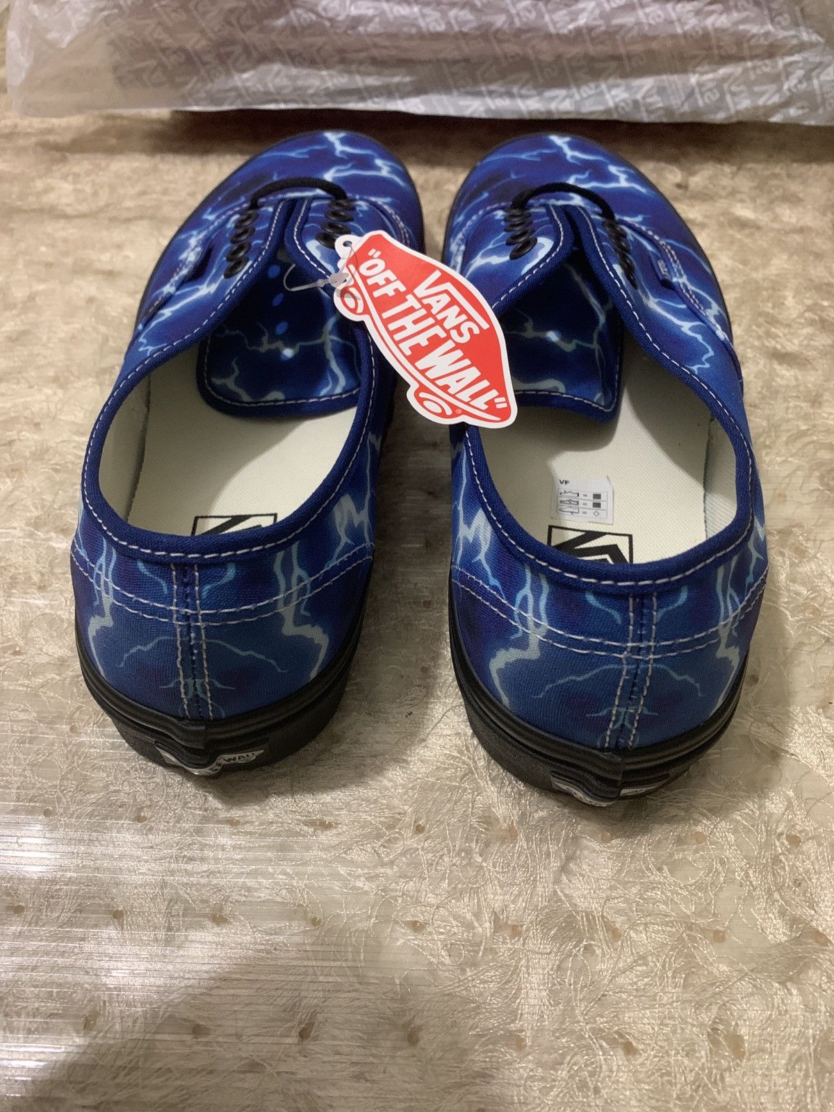 Vans Vans Authentic Lightning Blue Canvas Lase Up Low Sneakers Size US 11 / EU 44 - 4 Thumbnail