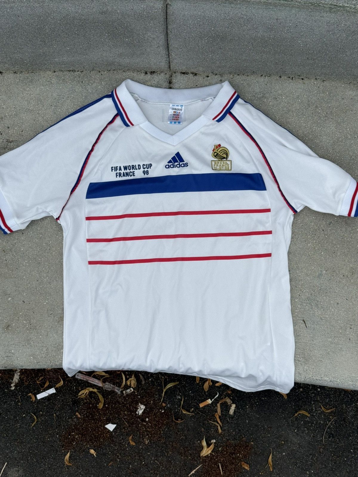 Adidas France 98 kit Size US L / EU 52-54 / 3 - 1 Thumbnail