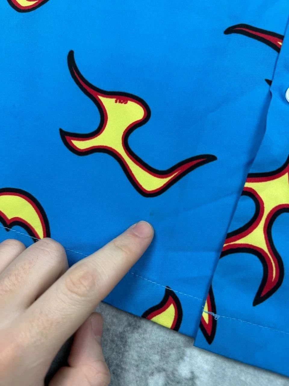 Golf Wang GOLF Wang Shirt Flognaw Motors Flames Buttons Size US M / EU 48-50 / 2 - 12 Thumbnail