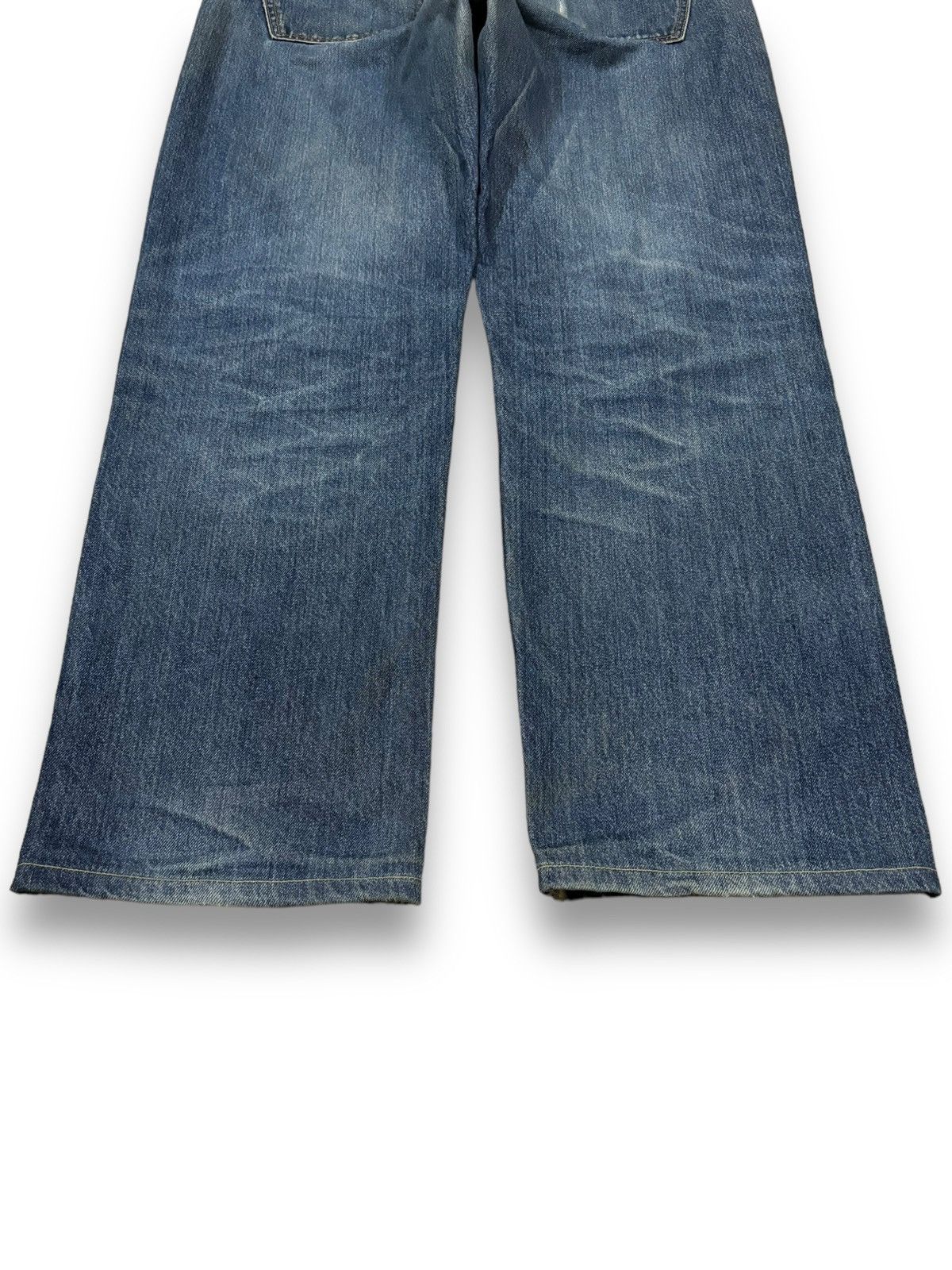 Jun Takahashi Vintage Y2K Uniqlo Dirt Mud Wash Loose Fit Jeans Size US 34 / EU 50 - 13 Thumbnail