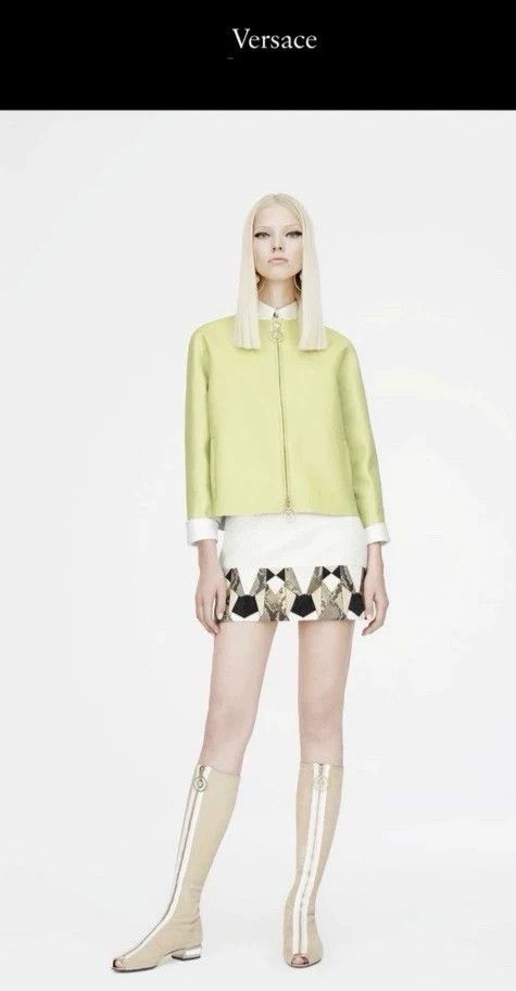 Versace Versace Sheepskin cropped blazer Size S / US 4 / IT 40 - 8 Thumbnail