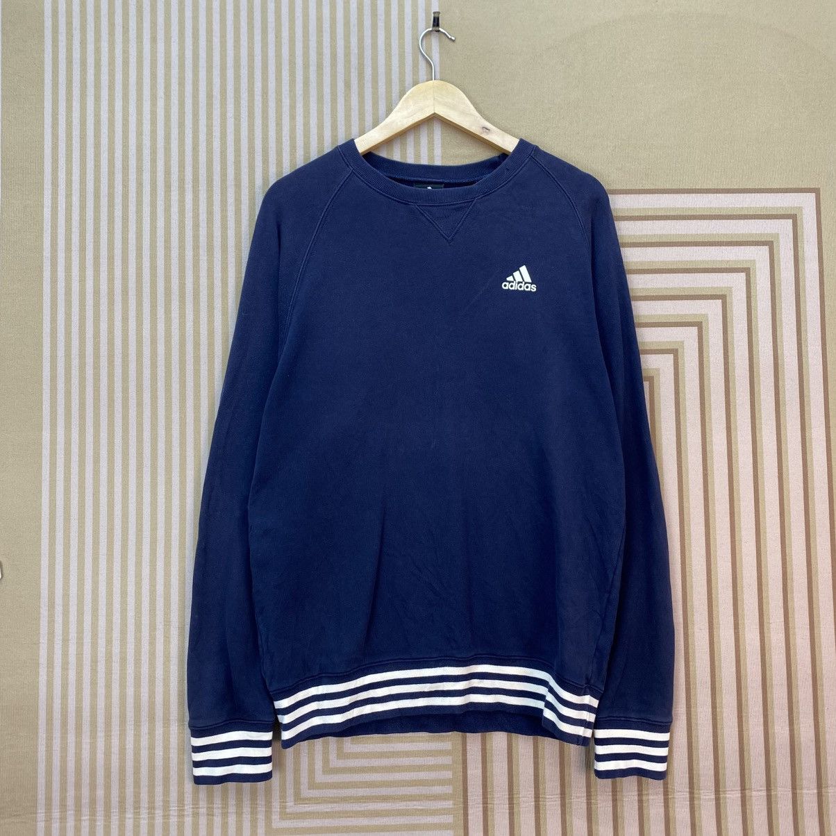 Adidas 🫶 vintage Adidas navy blue crewneck sweatshirt Size US M / EU 48-50 / 2 - 1 Thumbnail