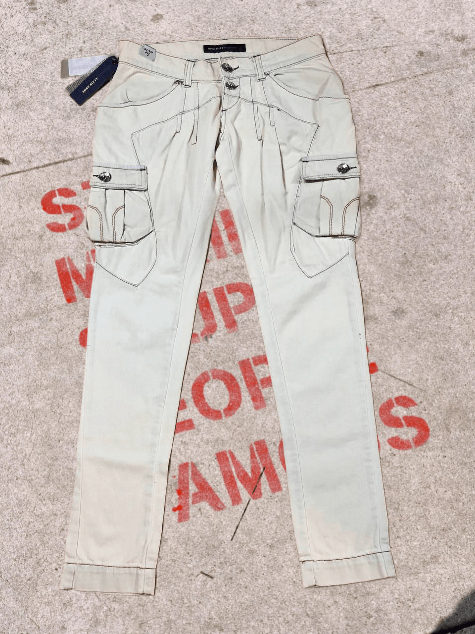 Miss Sixty VINTAGE MISS SIXTY WASHED STYLE 2000s PANTS Size 28" / US 6 / IT 42 - 1 Thumbnail