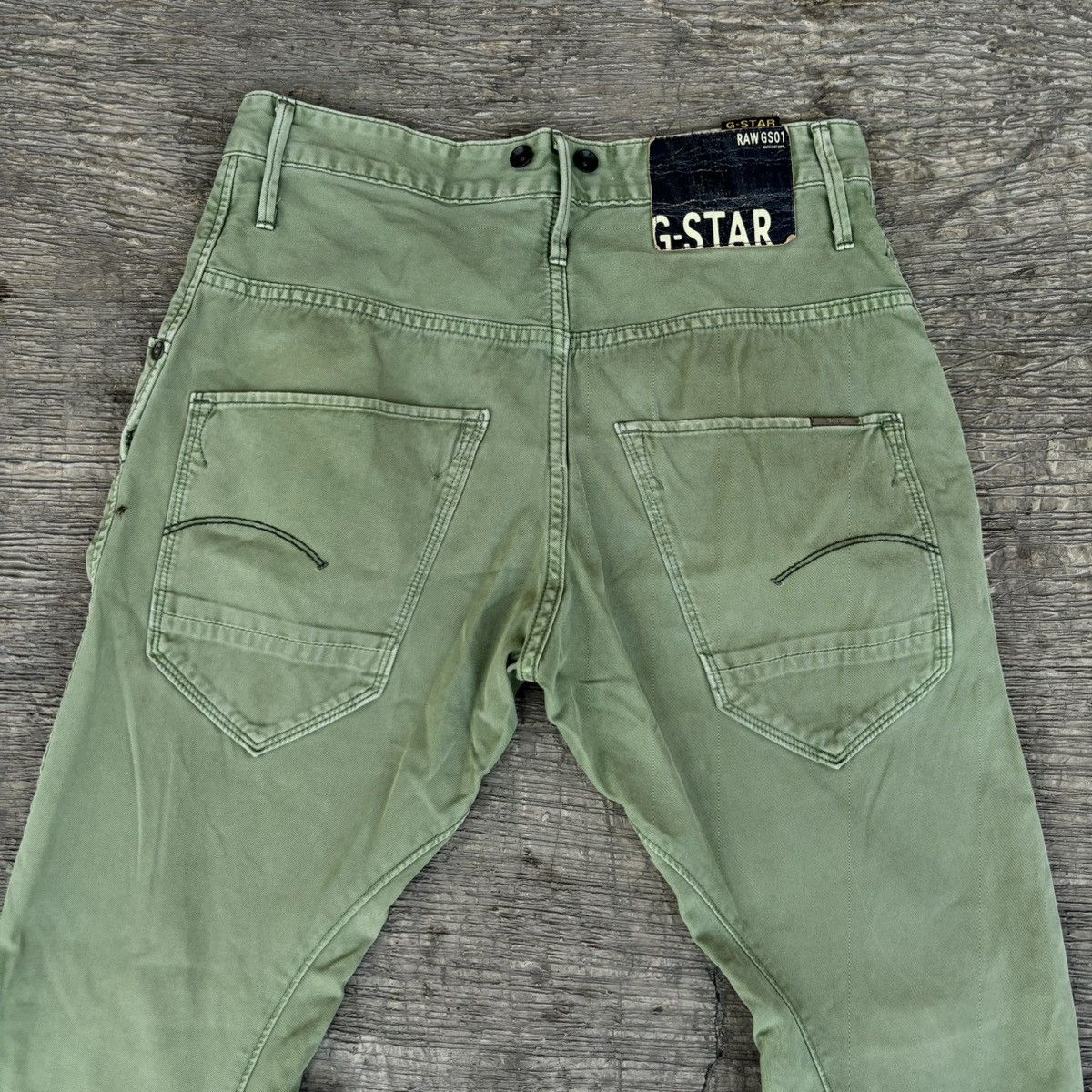 G-Star G-STAR ARC 3D LOOSE TAPERED BRACES Sage Denim Relaxed Jeans Size US 30 / EU 46 - 2 Thumbnail