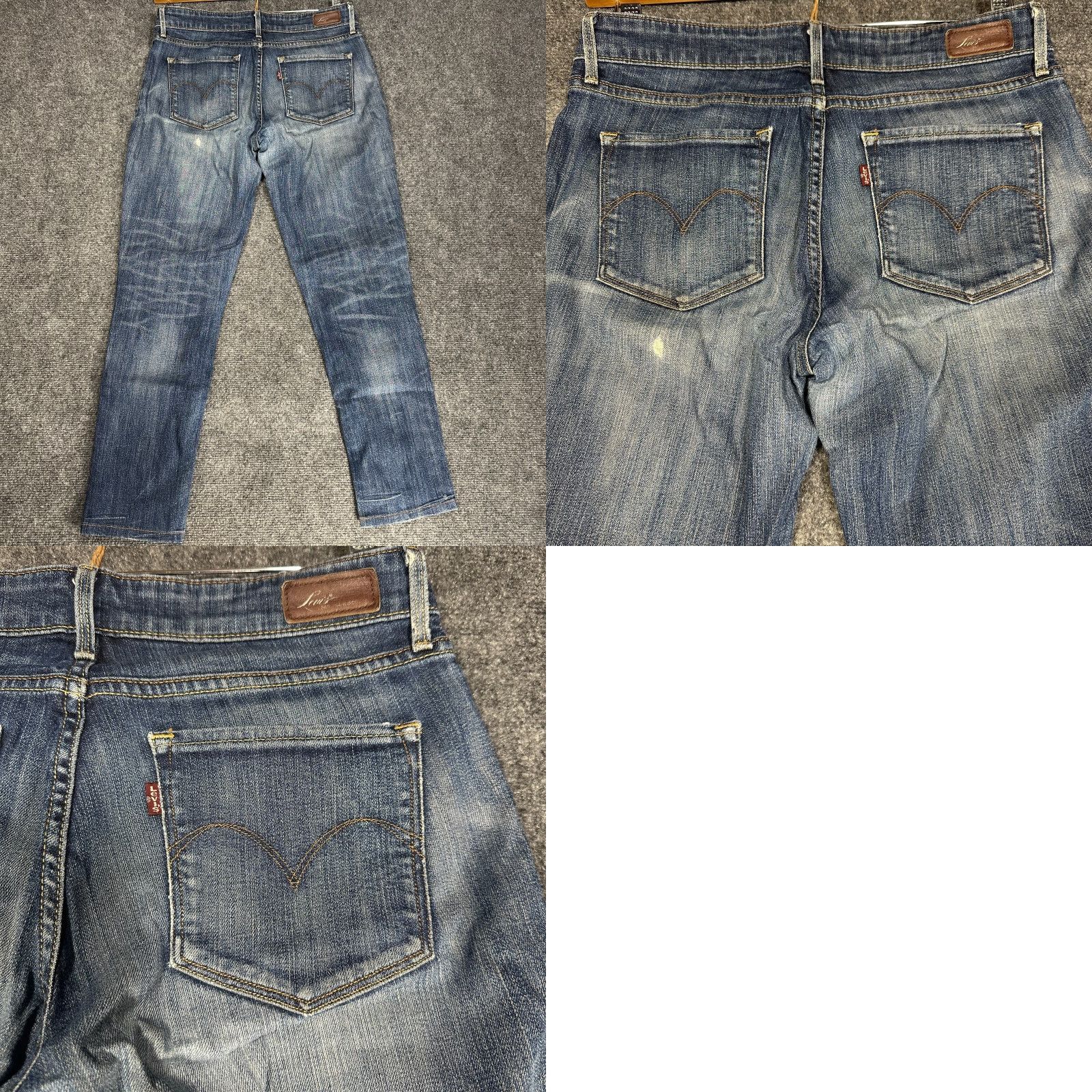 Vintage VINTAGE Levis Jeans Womens 28 Skinny Distressed Cotton Blend 5-Pocket Denim Levis Demi Curve Womens Jeans Size 28" / US 6 / IT 42 - 8 Thumbnail