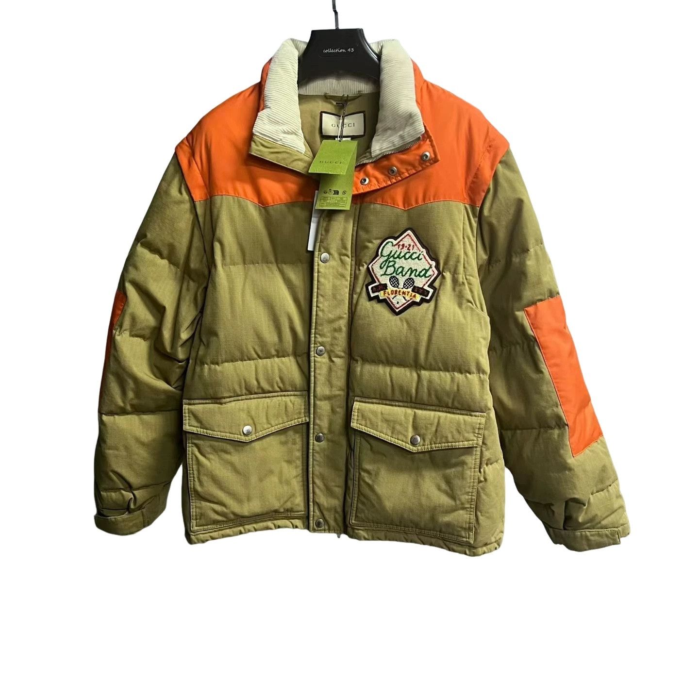 Gucci Gucci Band Logo Colorblock Puffer Jacket Size 46 Size US S / EU 44-46 / 1 - 1 Thumbnail