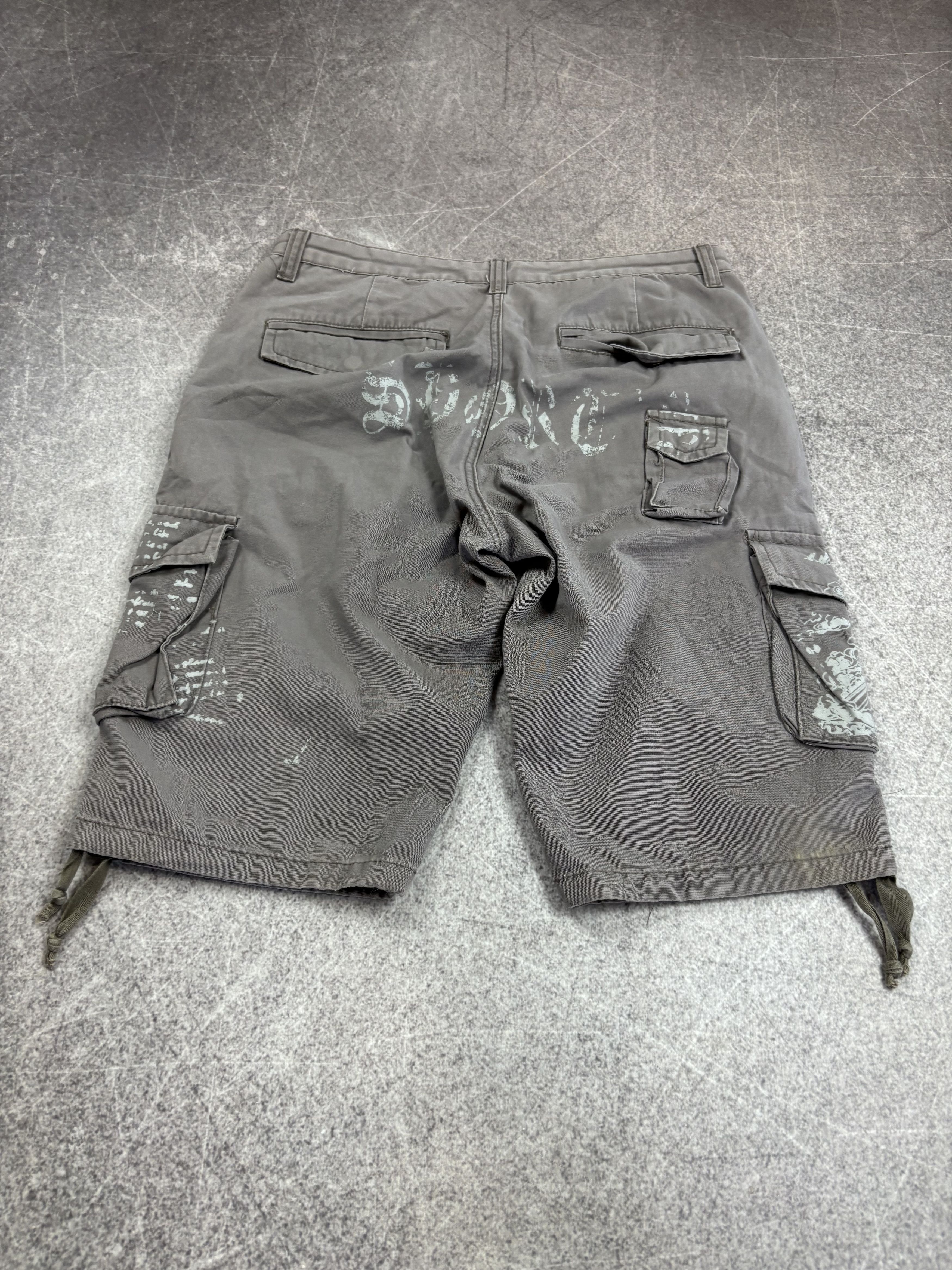 Hysteric Glamour 💥 JUNYA WATANABE BALENCIAGA STYLE DISTRESSED SHORTS Size US 32 / EU 48 - 5 Thumbnail