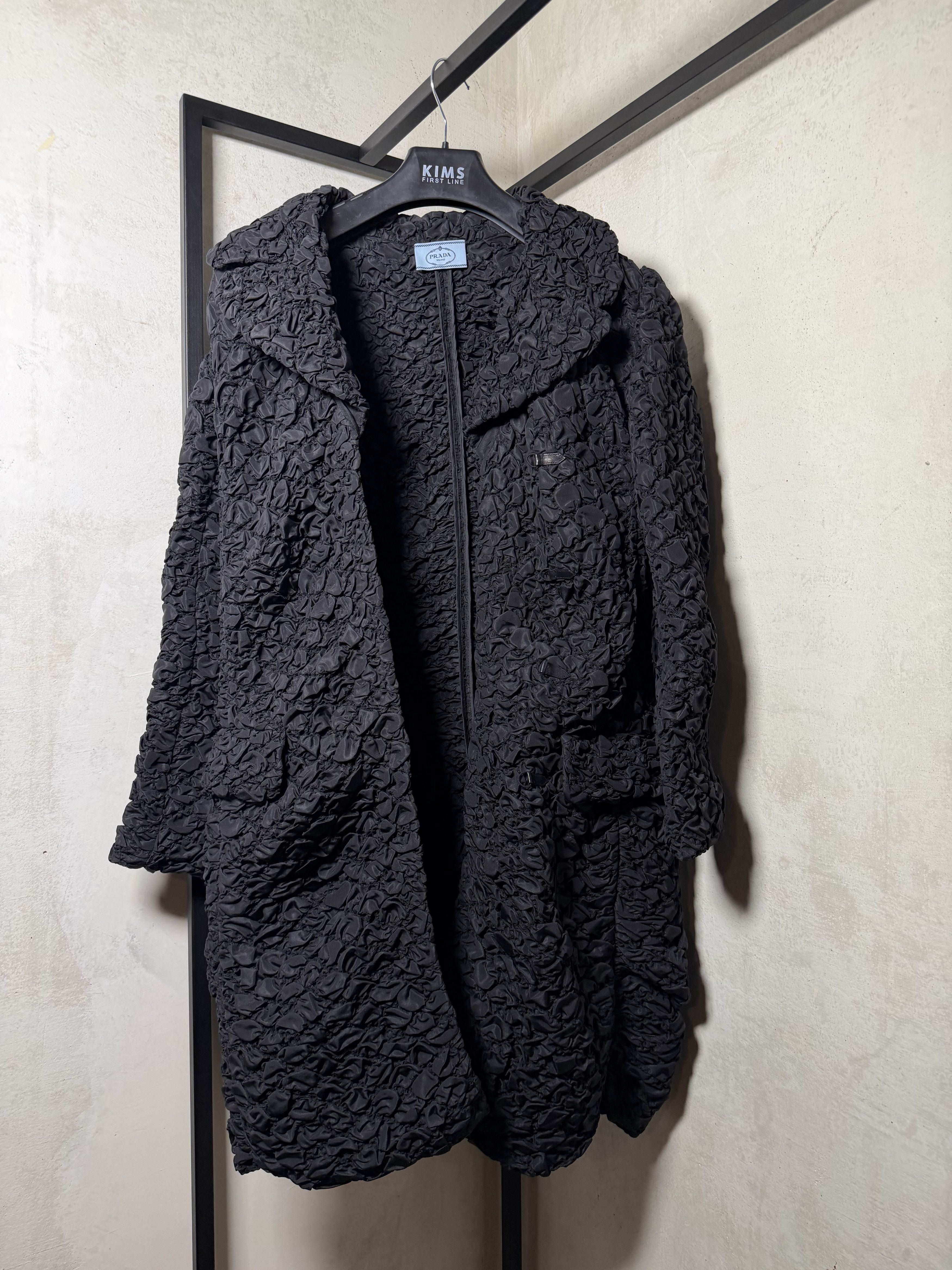 Prada Prada FW2007 Crinkled Quilted Coat Size S / US 4 / IT 40 - 5 Thumbnail