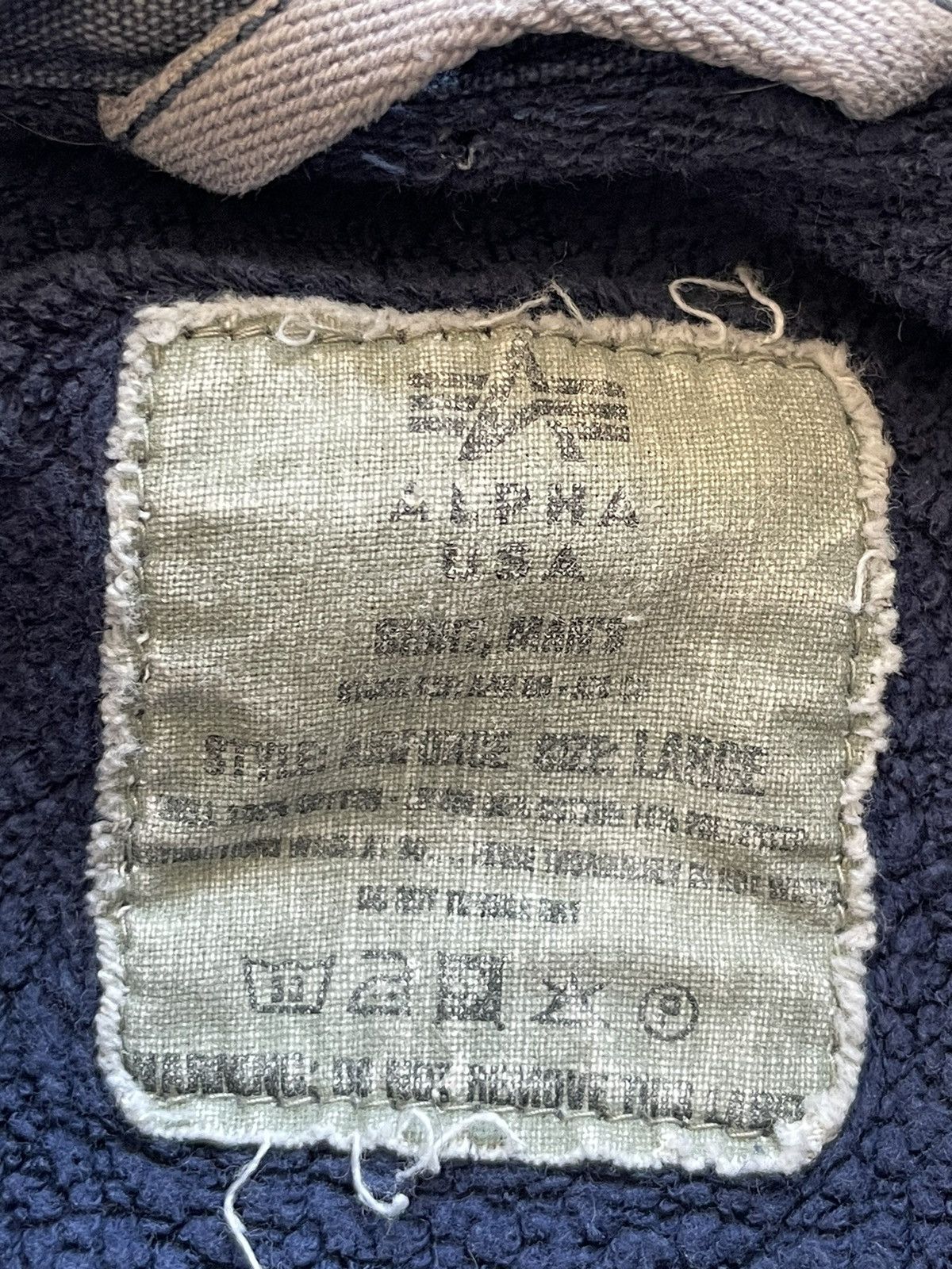 Alpha Industries Vintage alpha industries Flight retro Jacket coat war fly ar Size US L / EU 52-54 / 3 - 4 Thumbnail