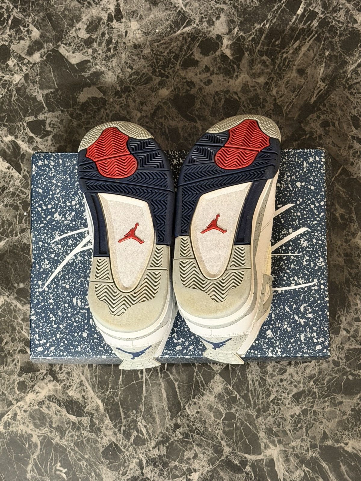 Jordan Brand Air Jordan 4 Midnight Navy | Gently Used Size US 8 / EU 41 - 6 Thumbnail