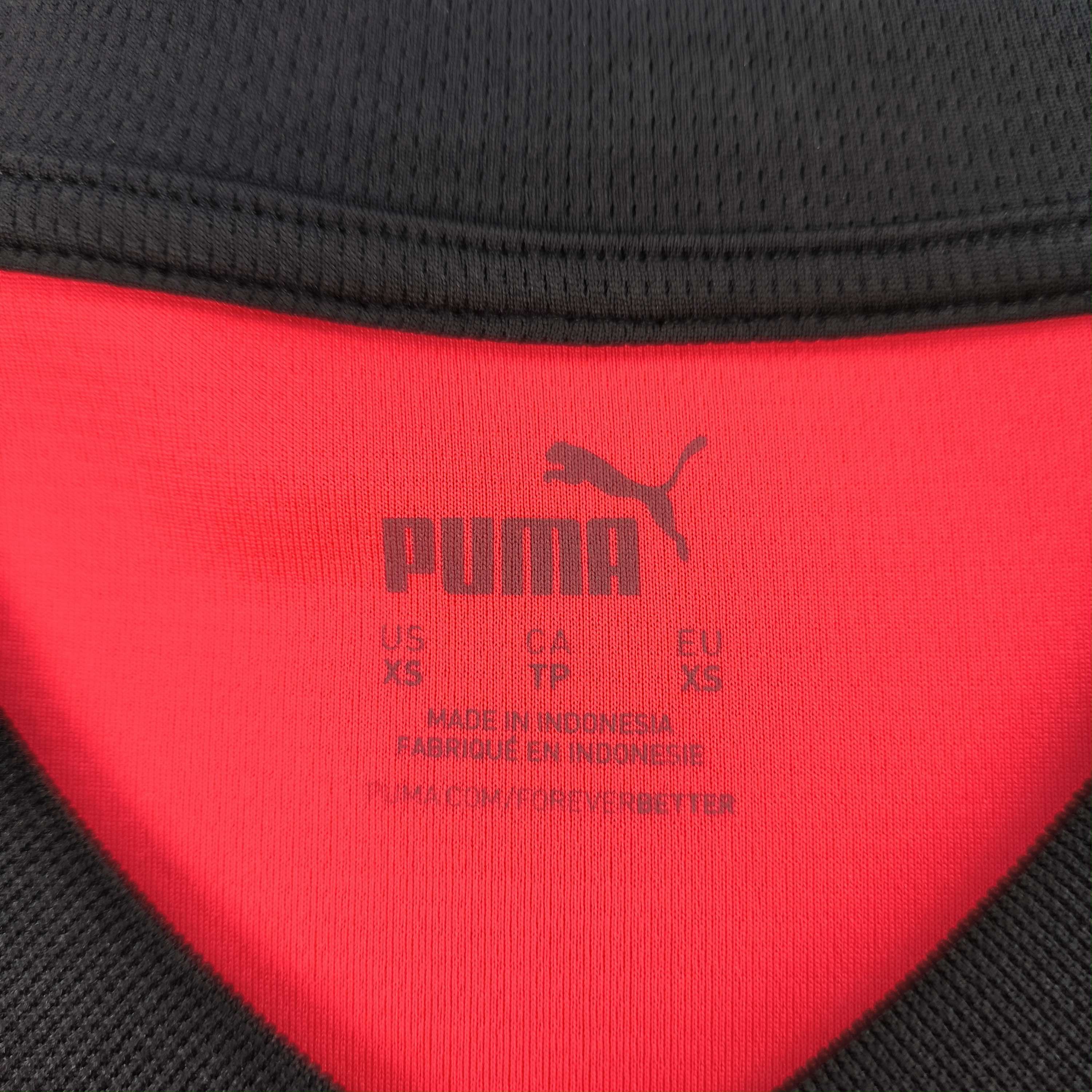Puma AC Milan 2023-24 Puma home LS football jersey shirt size XS Size US XS / EU 42 / 0 - 6 Thumbnail