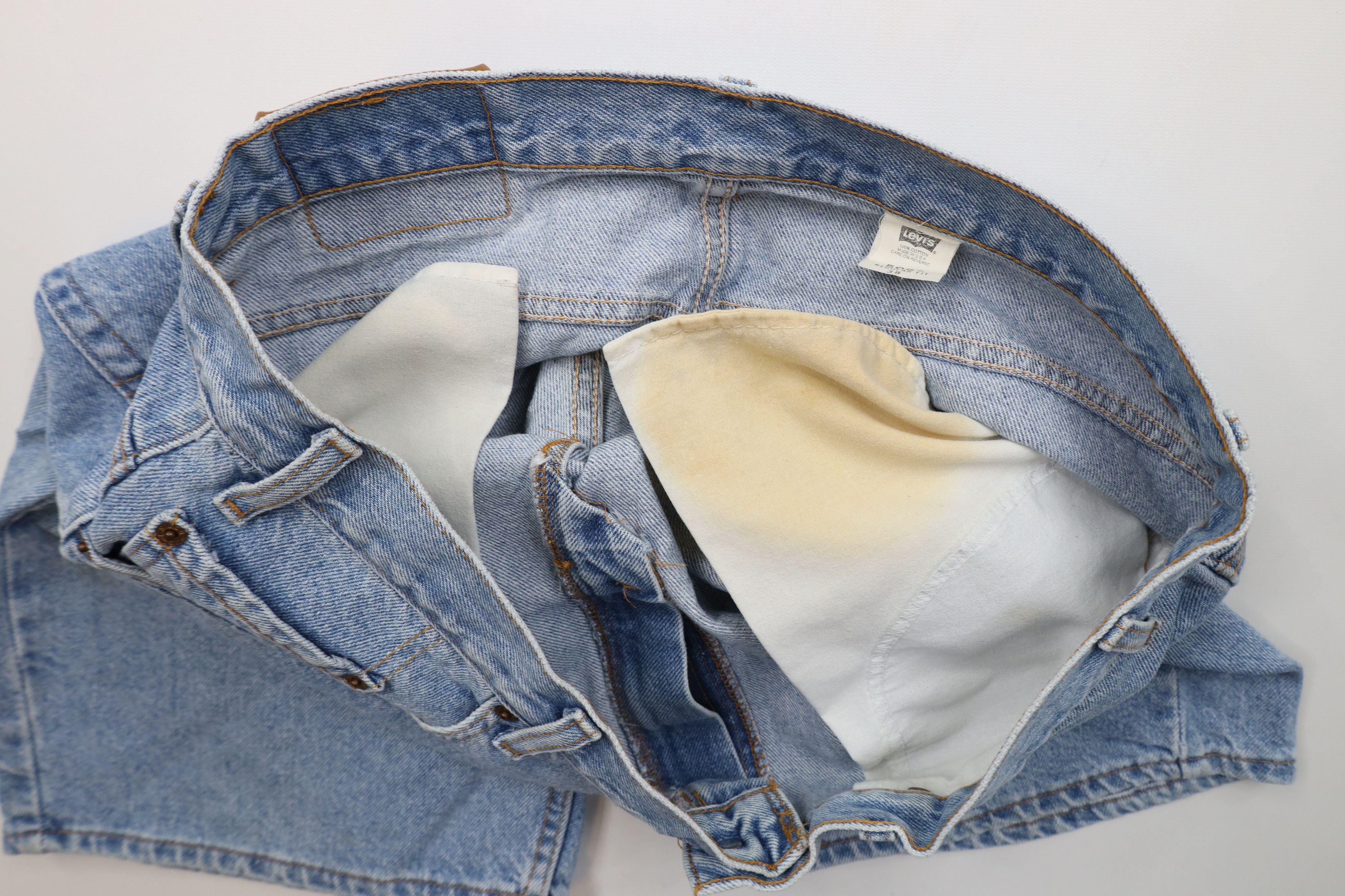 Levi's × Vintage Vintage Y2K 2002 Levis 505 Regular Fit Denim Jean Shorts USA Size US 38 / EU 54 - 10 Thumbnail