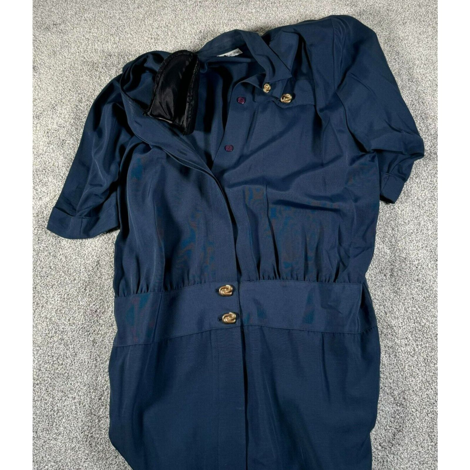 Other Vintage 80s does 50s Dress Womens18 Secretary Dark Academia Size XXL / US 16-18 / IT 52-54 - 9 Thumbnail