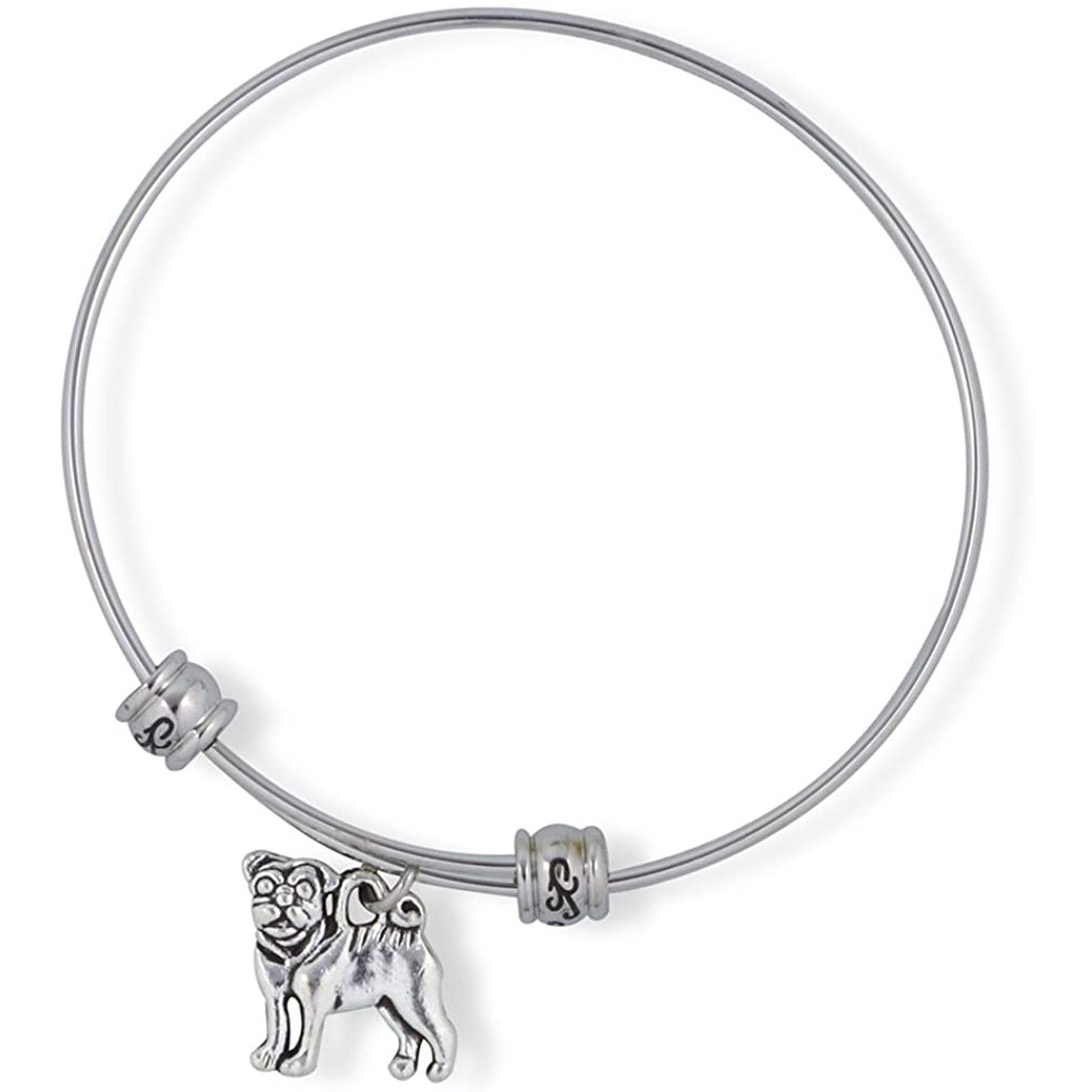 & Other Stories Pug French Bulldog Frenchie Dog Fancy Charm Bangle Size ONE SIZE - 1 Thumbnail