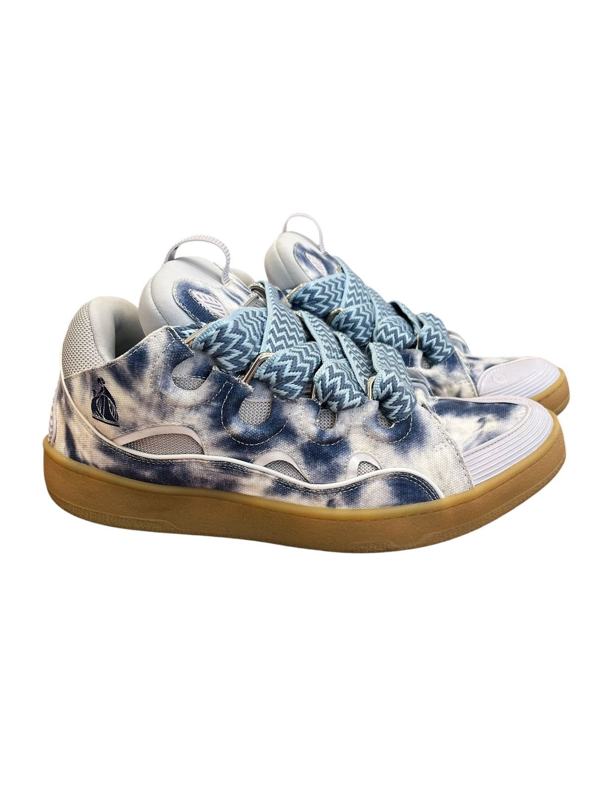 Lanvin Lanvin Curb Sneaker Washed Denim Size US 12 / EU 45 - 1 Thumbnail