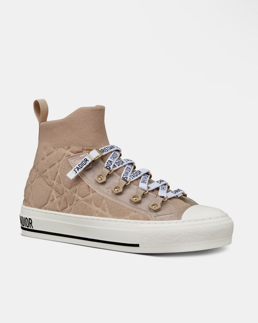 Dior Dior WALK'N'DIOR SNEAKER Nude Macrocannage Technical Mesh Size US 10 / IT 40 - 1 Thumbnail