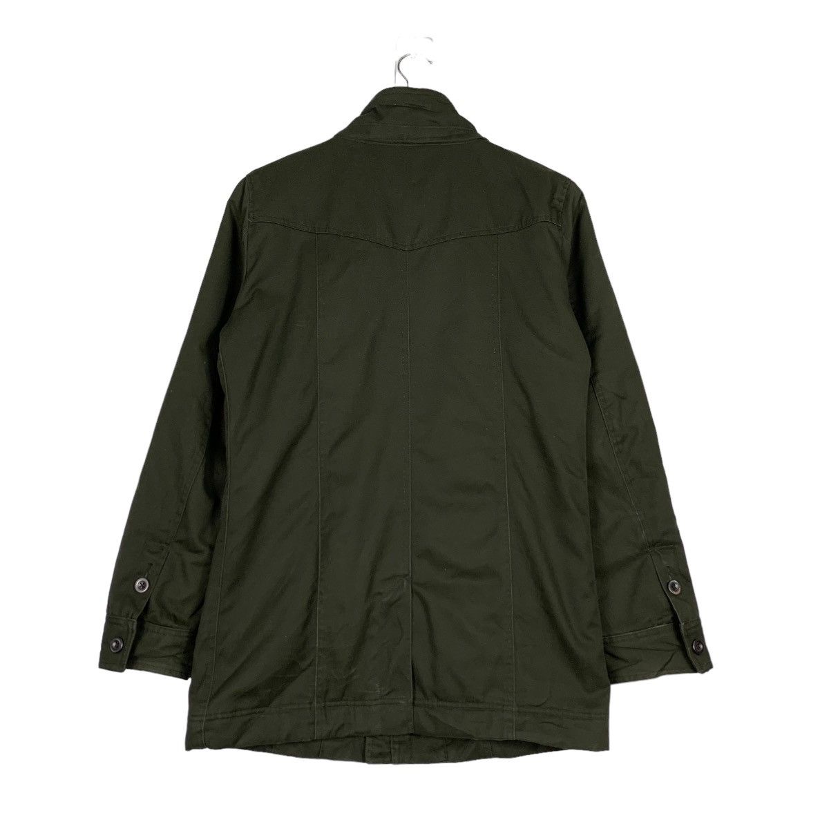 In The Attic IN THE ATTIC Turtleneck Four Pocket Green Jacket #1154-C53 Size US M / EU 48-50 / 2 - 19 Thumbnail