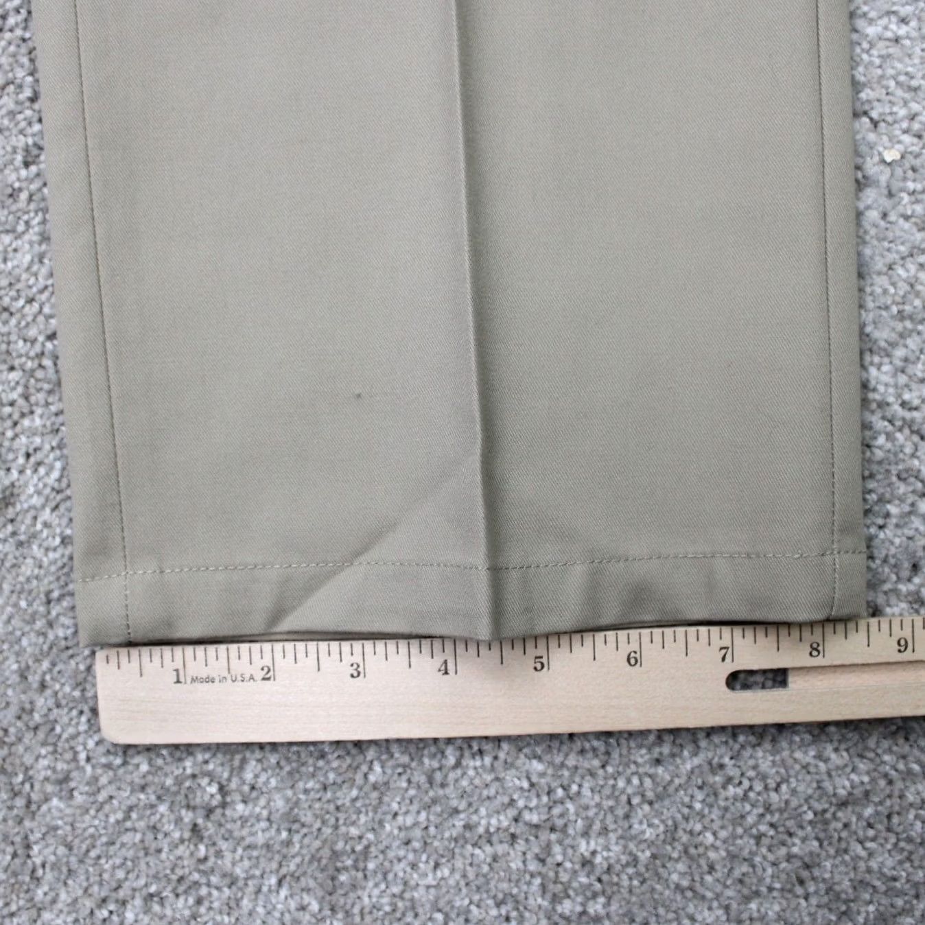 Dockers DOCKERS Pants Mens 36x34 Beige Flat Front Khaki Classic Fit NWT Size US 36 / EU 52 - 5 Thumbnail