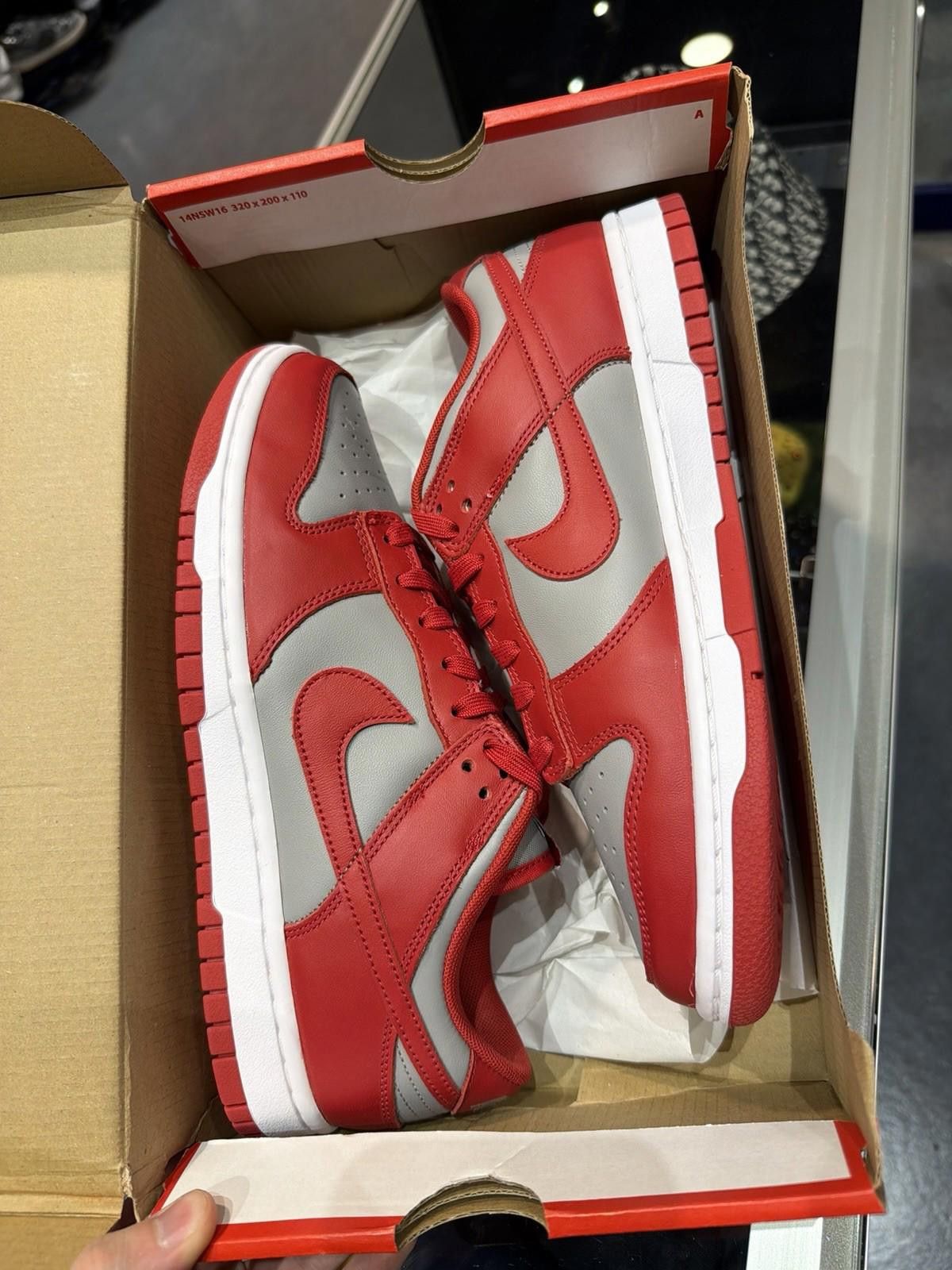 Nike Nike Dunk Low UNLV University Red Gray Men's Size 8.5 Size US 8.5 / EU 41-42 - 11 Thumbnail