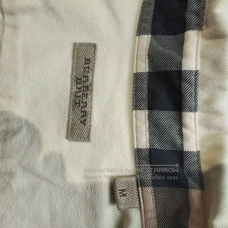 Burberry Burberry Beige Polyester Women's Button-Up Shirt. Size M / US 6-8 / IT 42-44 - 3 Thumbnail