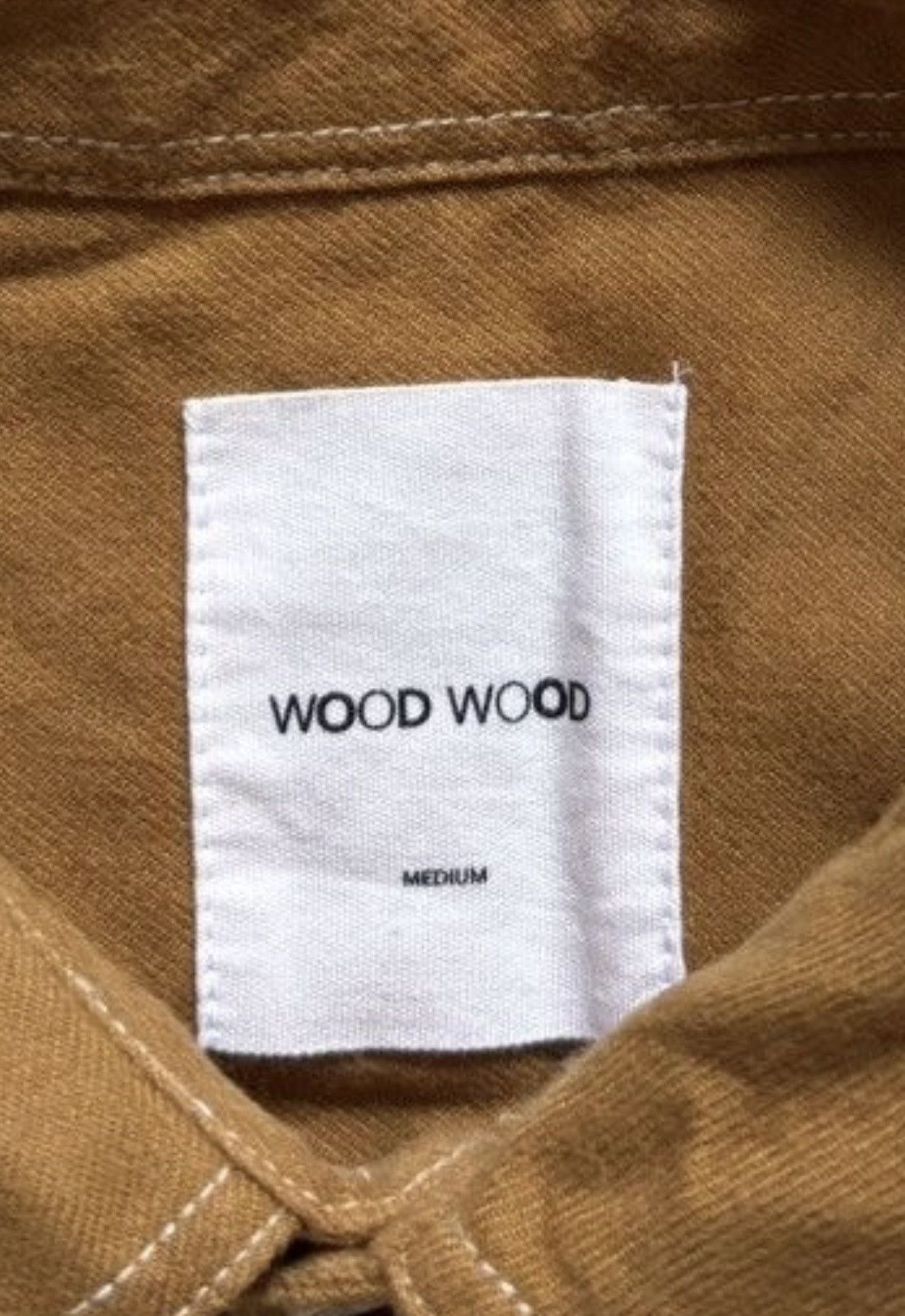 Japanese Brand × Wood Wood Wood Wood Button Flannel Shirt Brown Size US M / EU 48-50 / 2 - 8 Thumbnail