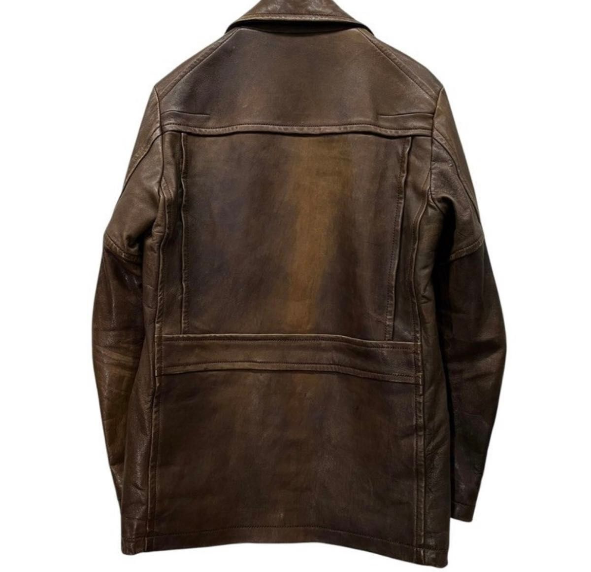 Number (N)ine Number Nine 08AW PORTLAND Lamb Leather Silk Lining Car Coat Size US M / EU 48-50 / 2 - 2 Thumbnail