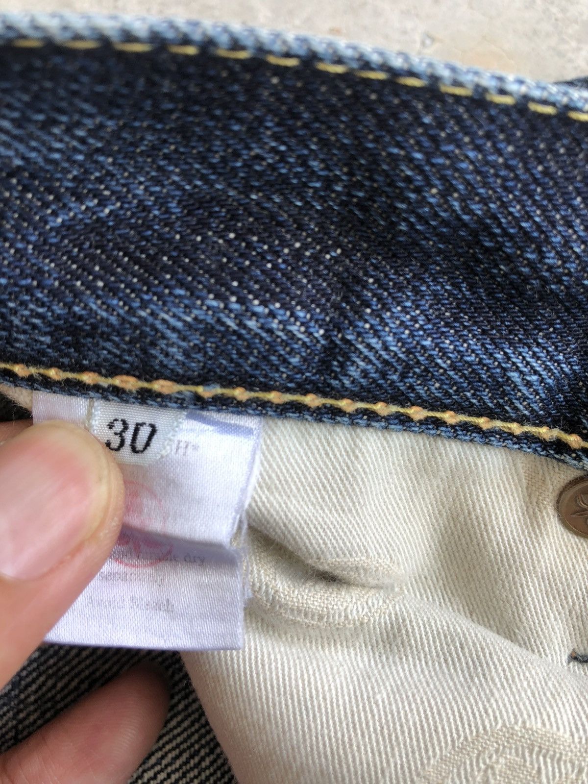 Momotaro Jeans Momotaro 0905SP Selvedge Denim Distressed Jeans Size US 31 - 23 Thumbnail
