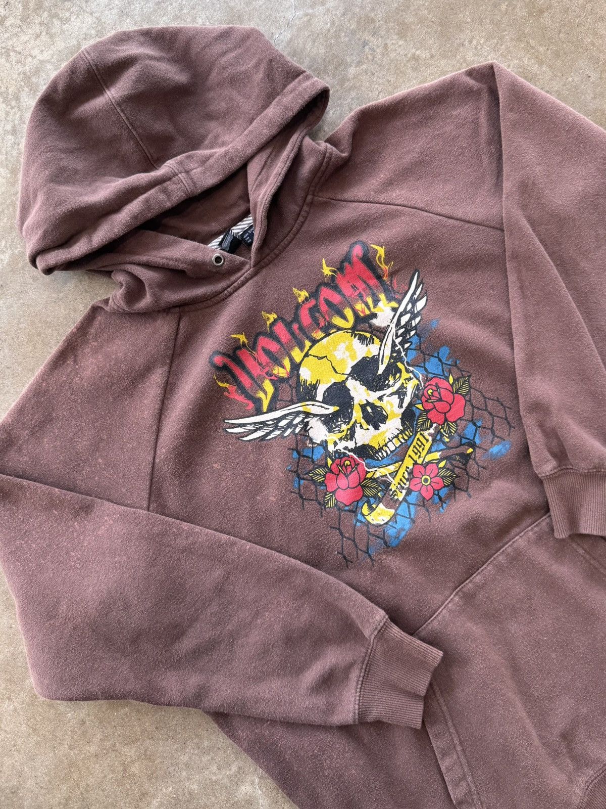 Vintage Vintage Y2K Surf Volcom Hoodie Small Size US S / EU 44-46 / 1 - 1 Thumbnail