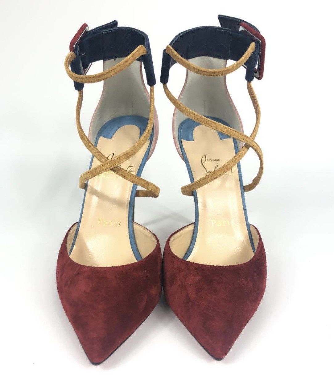 Christian Louboutin Suzanne Heels Size US 7 / IT 37 - 2 Thumbnail
