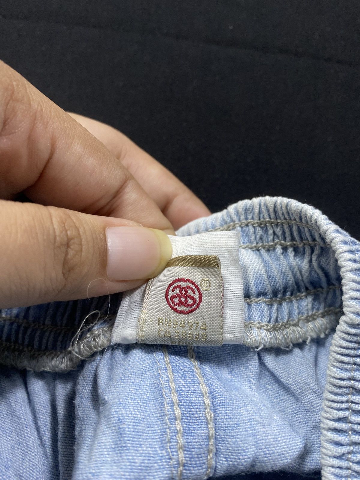 Stussy Vintage 90's Stussy Elastic Stuff Pants Size US 31 - 7 Thumbnail