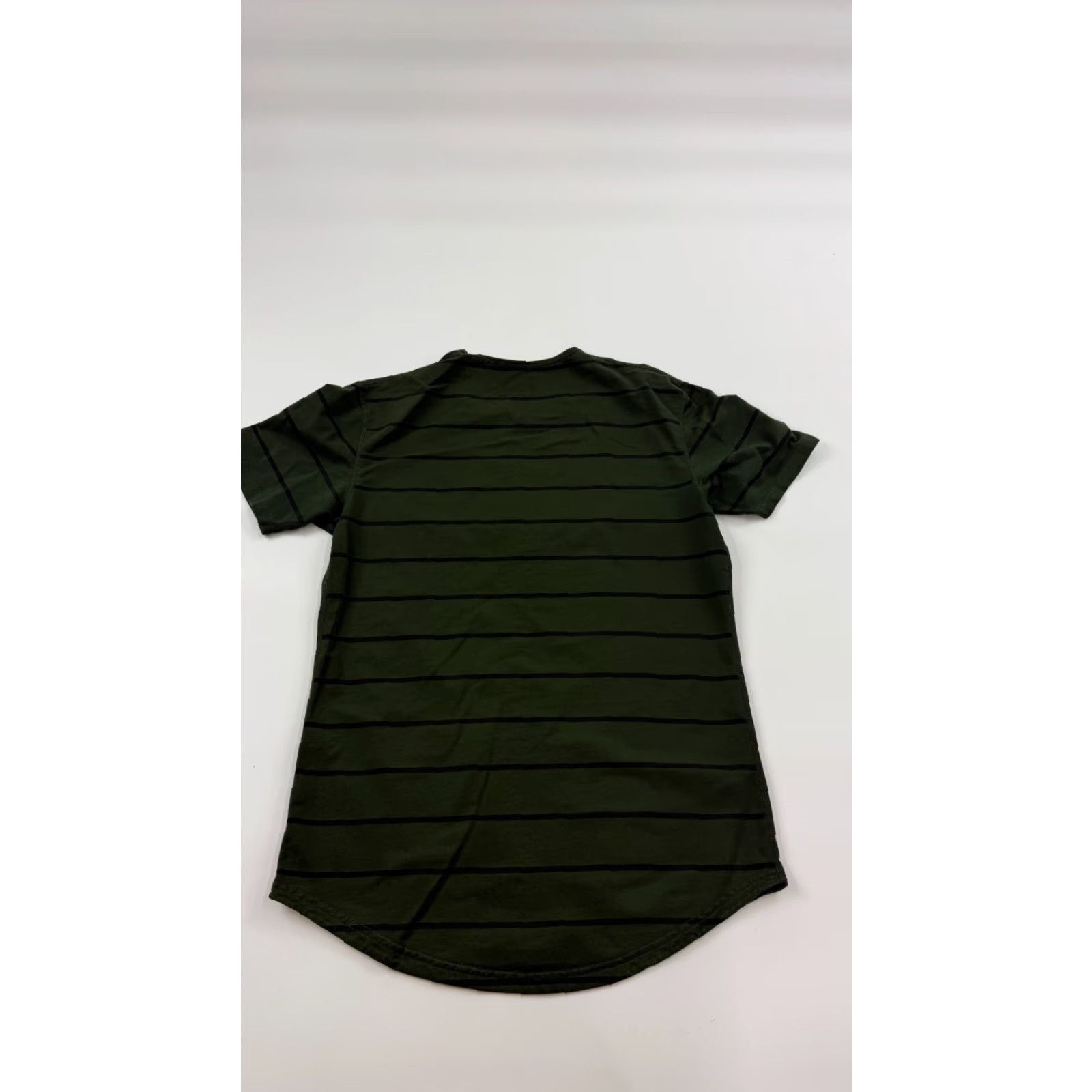 Vintage BYLT Slim Fit T-Shirt Mens Medium Green Striped Short Sleeve Crew Neck Outdoor Size US M / EU 48-50 / 2 - 2 Thumbnail