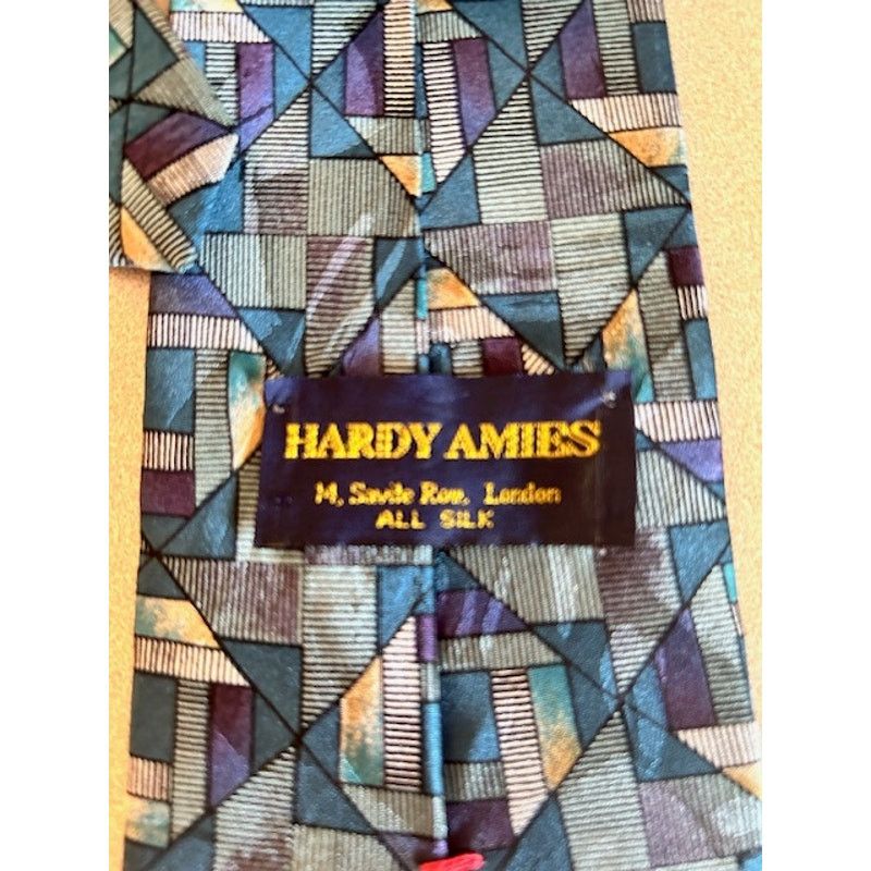 Hardy Amies Vintage Hardy Amies All Silk Ties Set of 3 1990s Savile Row Size ONE SIZE - 4 Thumbnail